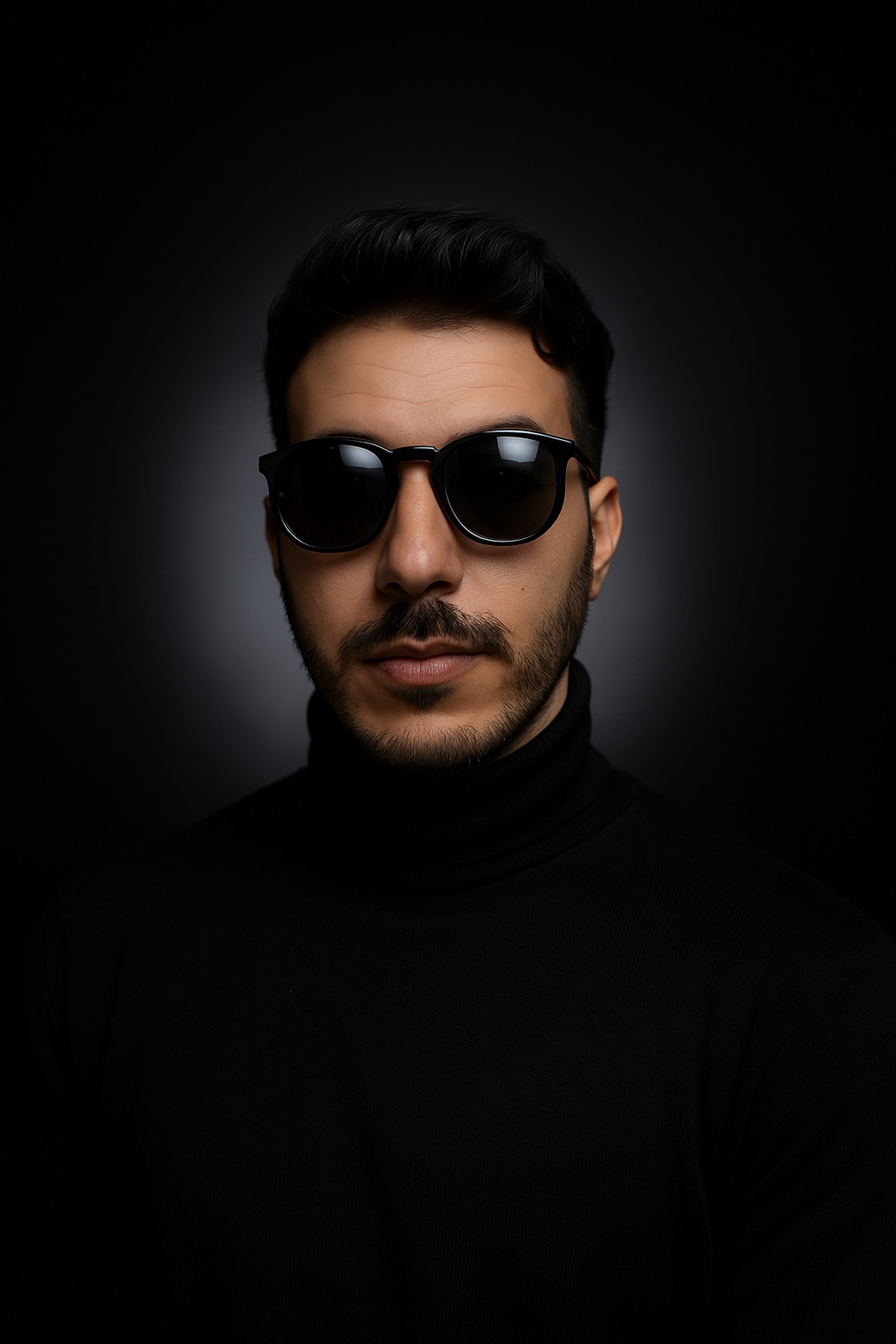 a close up of a black and brown abstract painting