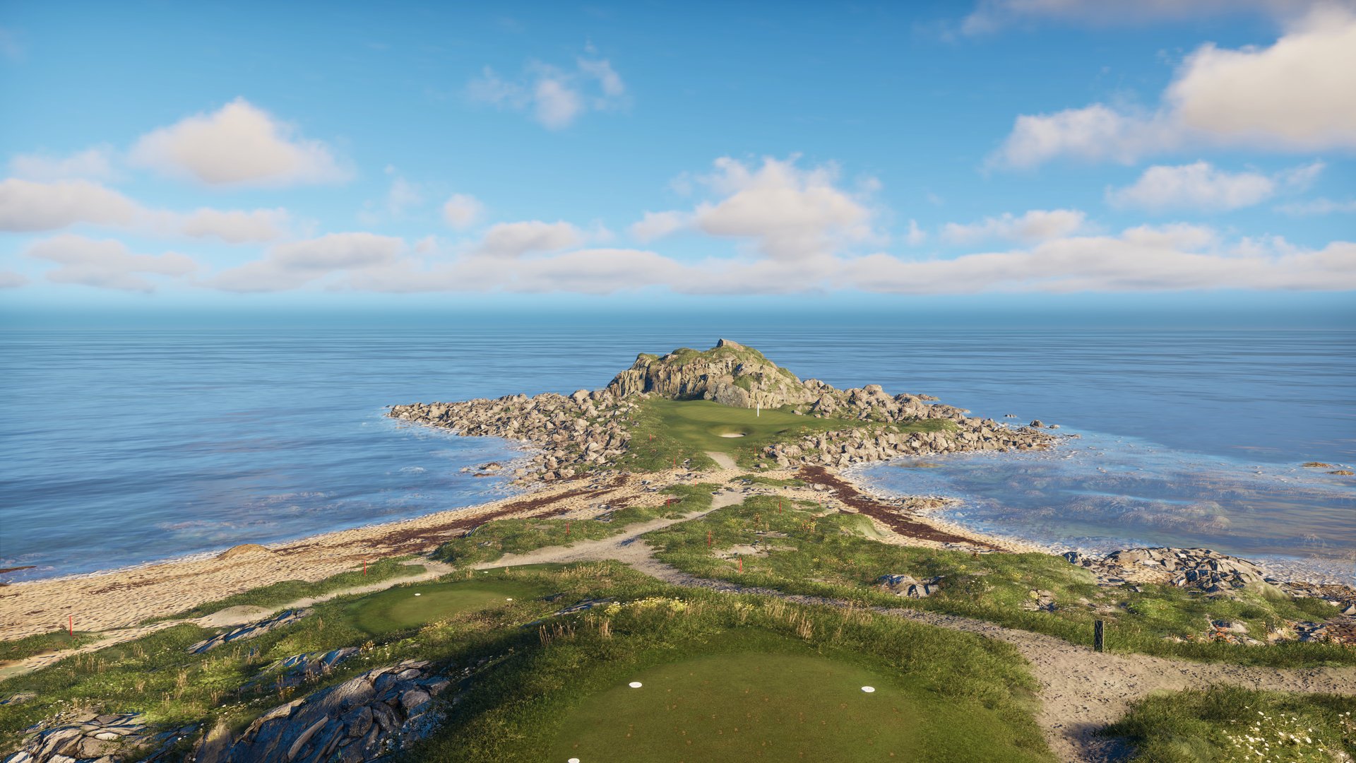 an abstract photo of a curved building with a blue sky in the background