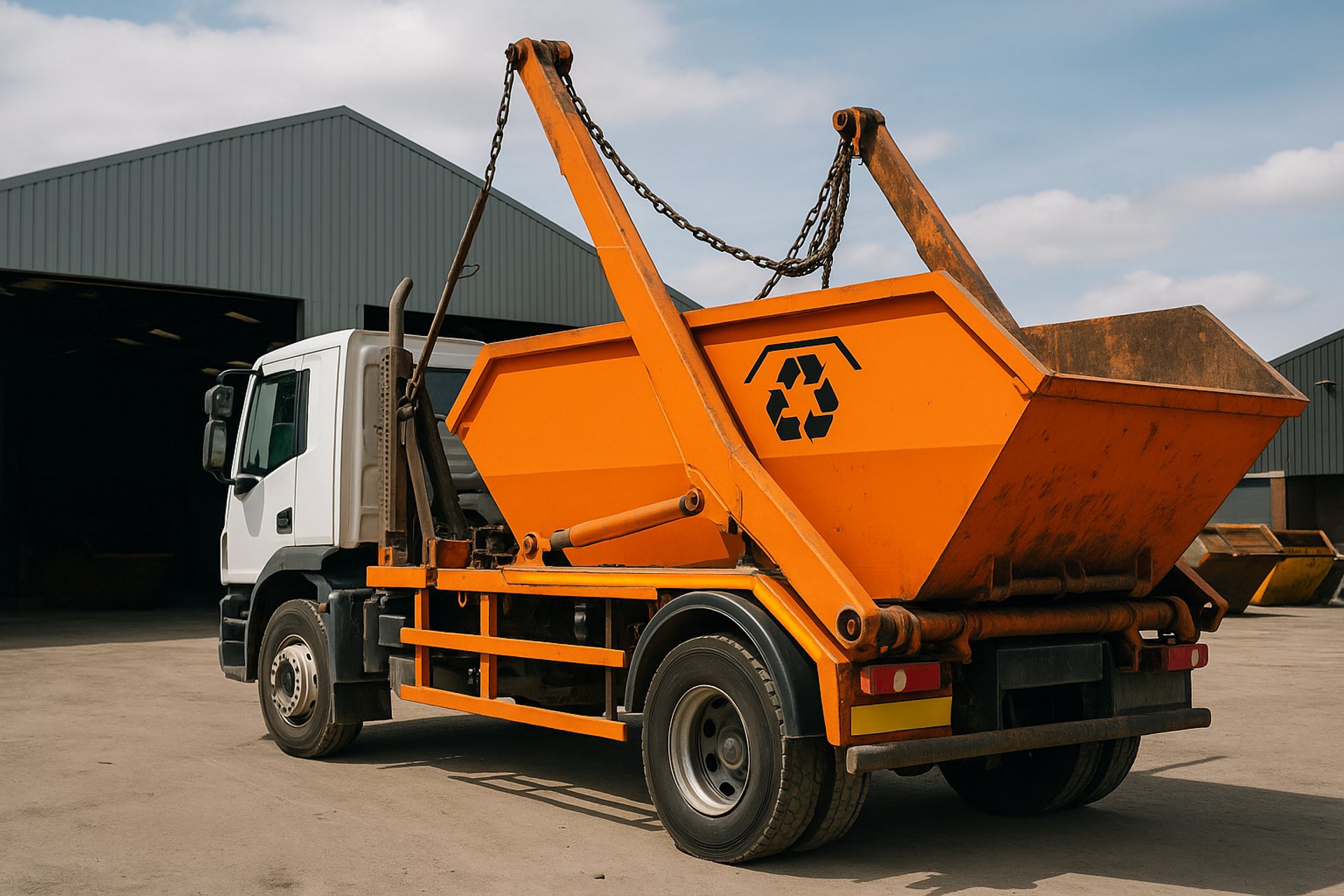 an abstract photo of a curved building with a blue sky in the background