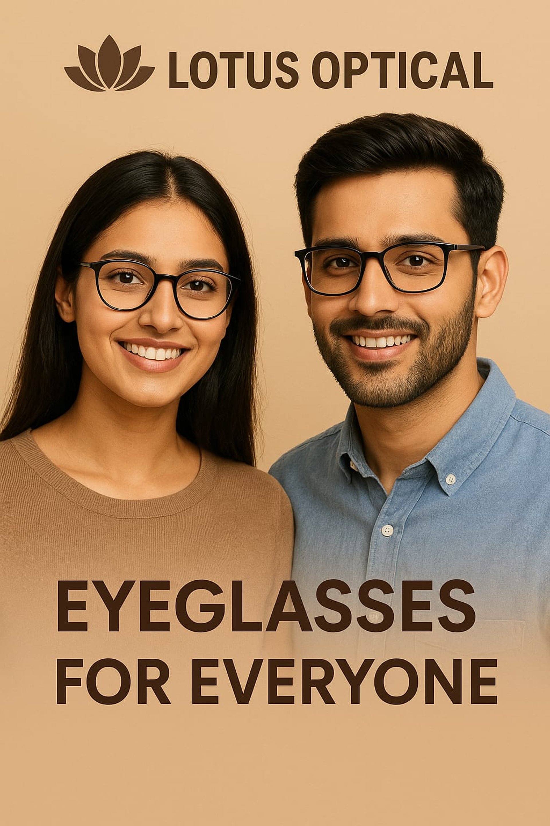 Stylish, colorful eyeglasses with glittery accents are displayed.
