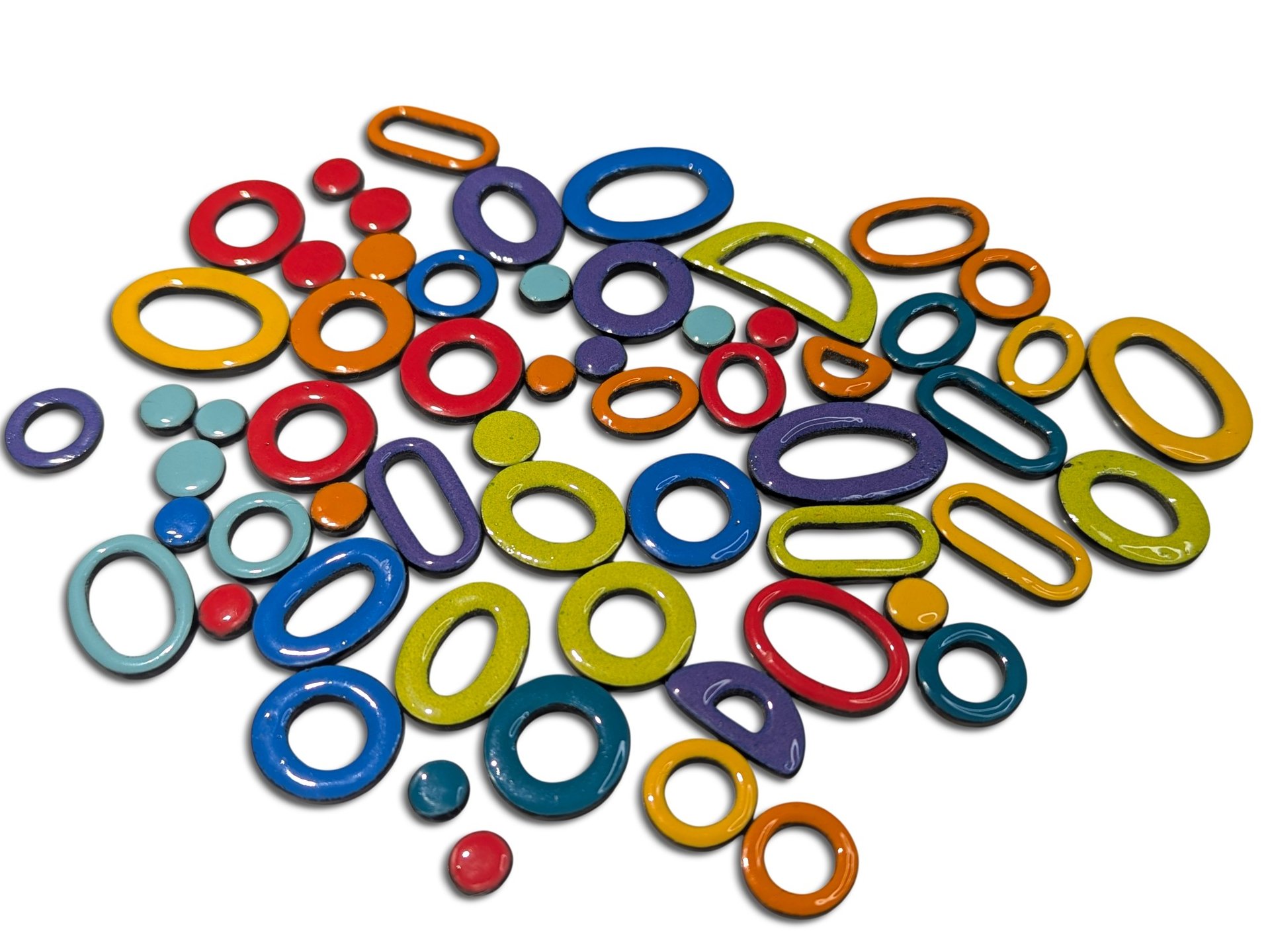 an abstract photo of a curved building with a blue sky in the background