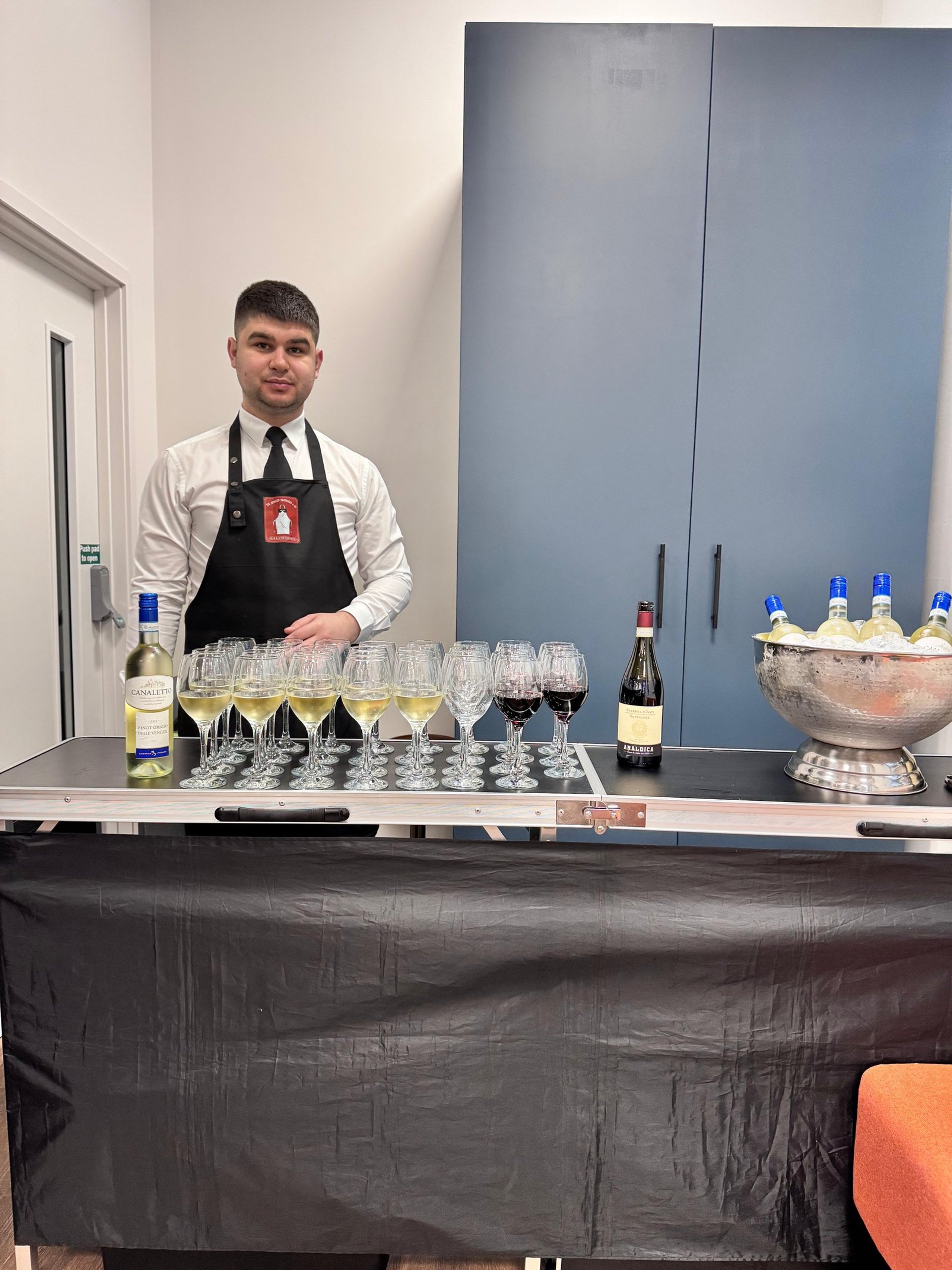 round photo frame lot on wall