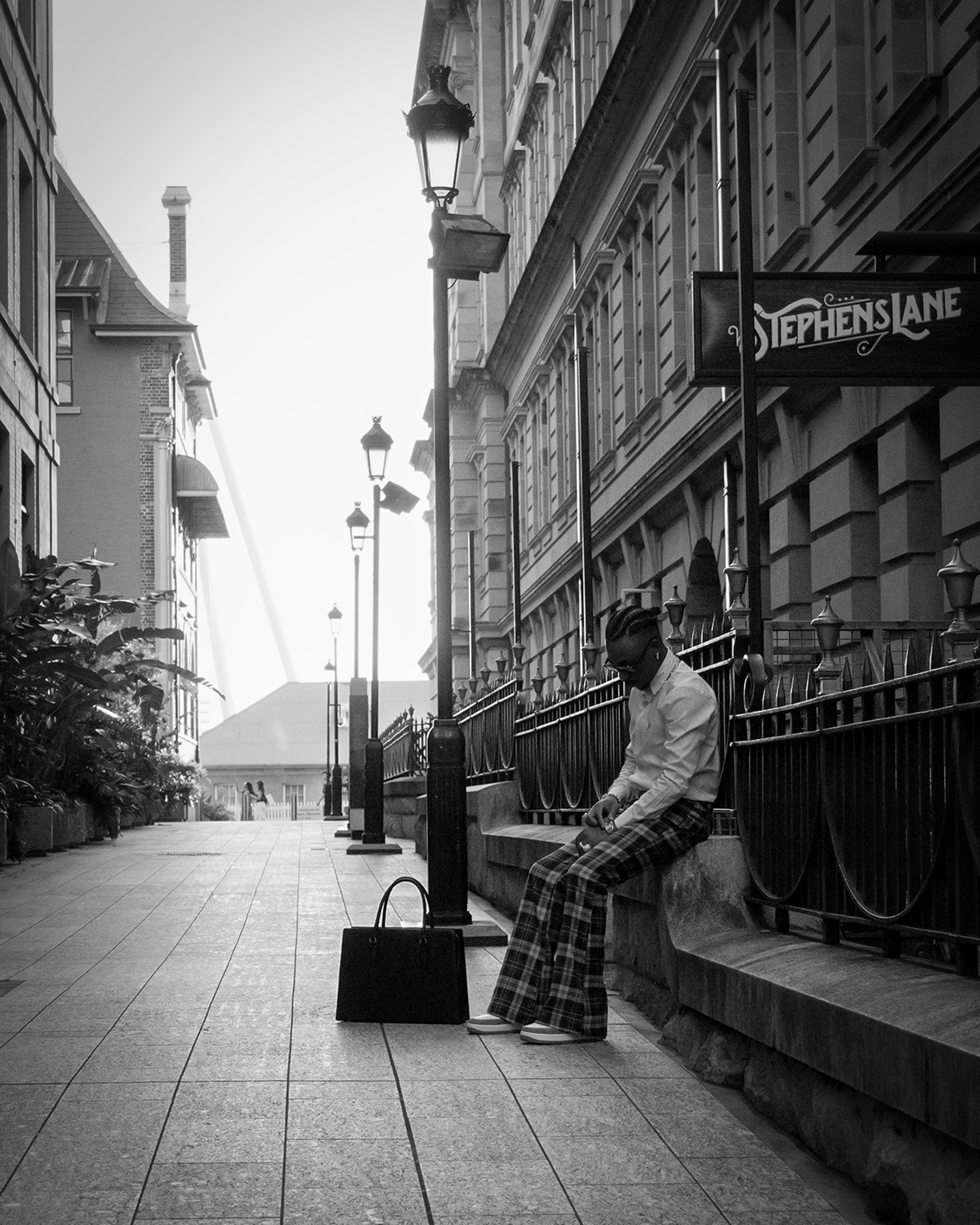 blue and white smoke illustration