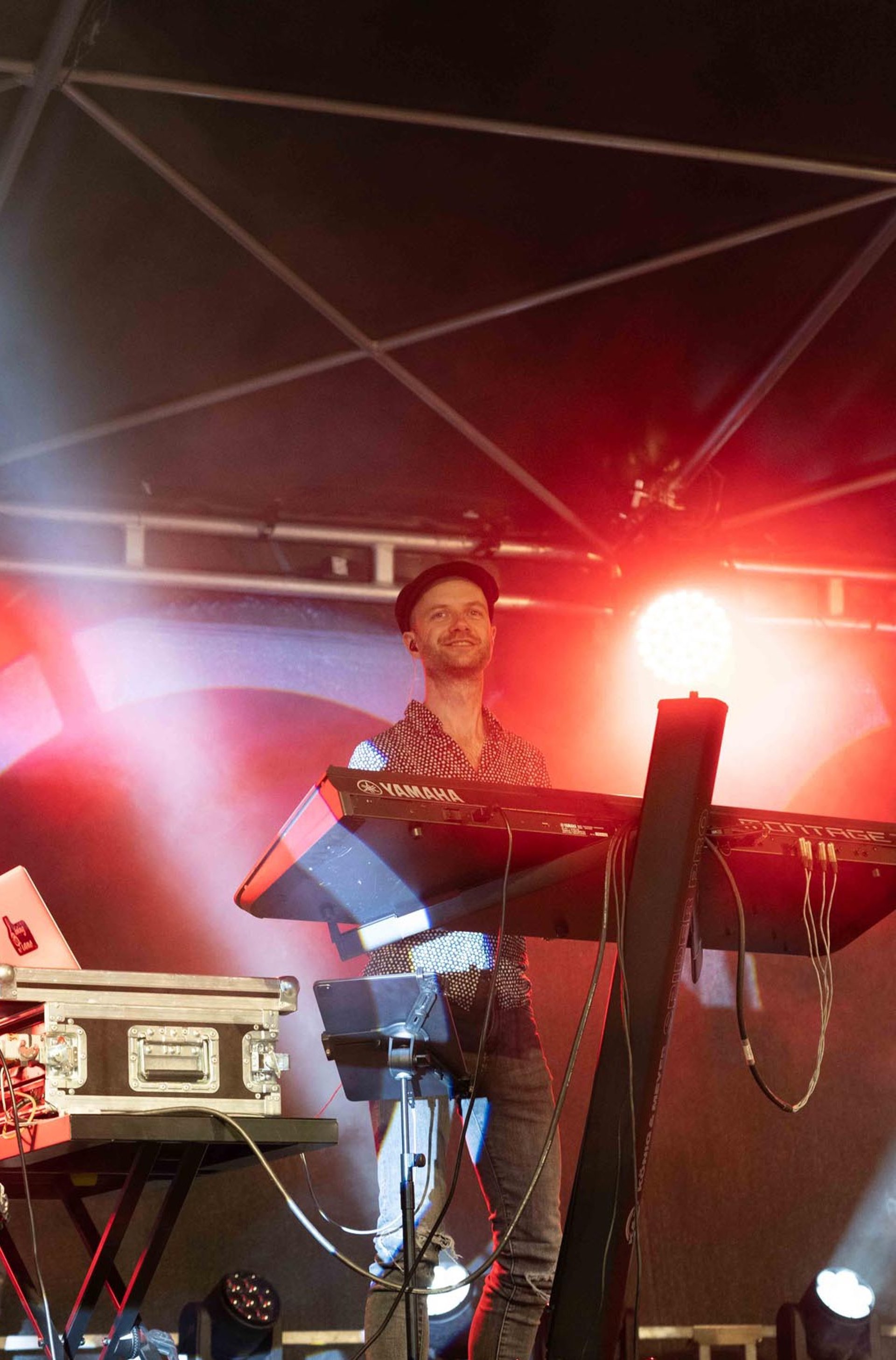 black and brown leather padded tub sofa