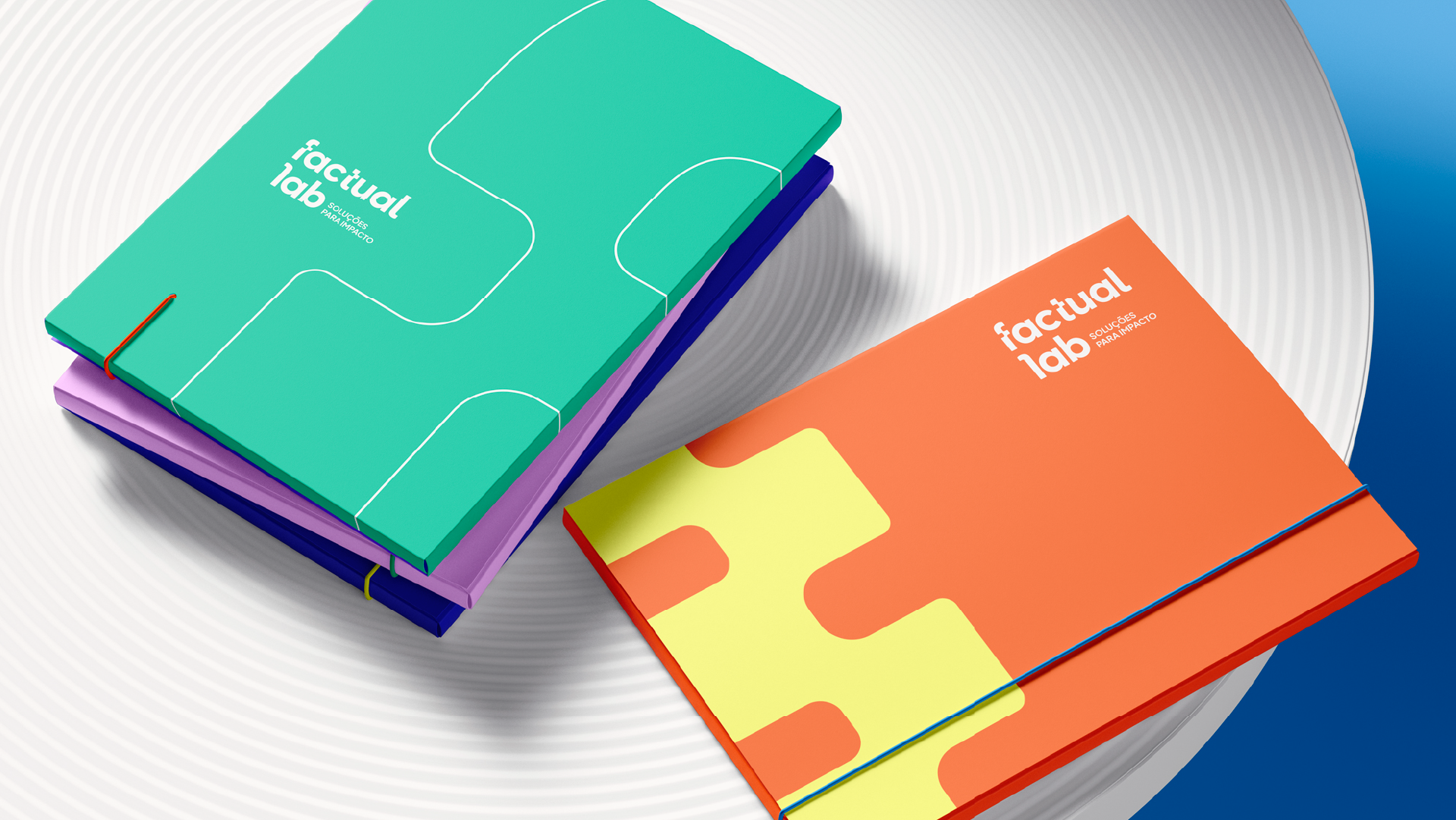 an abstract photo of a curved building with a blue sky in the background