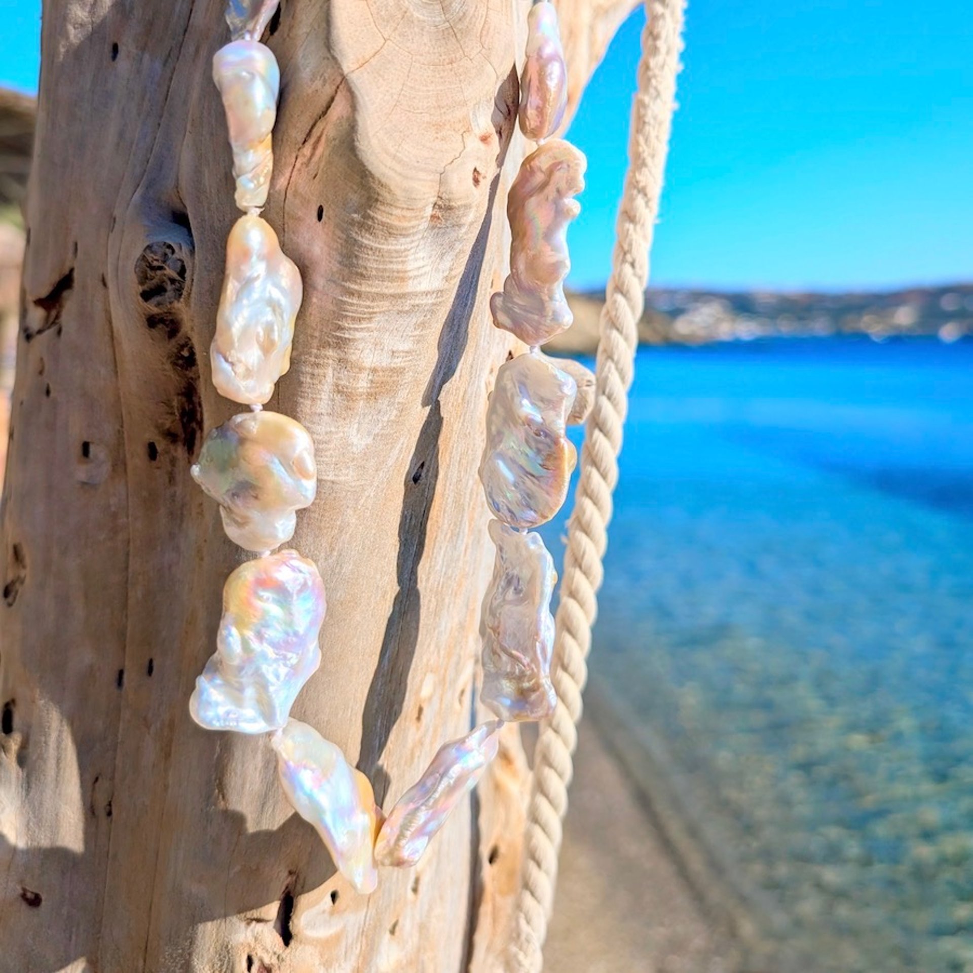 Collana Perle Scaramazze Bianche