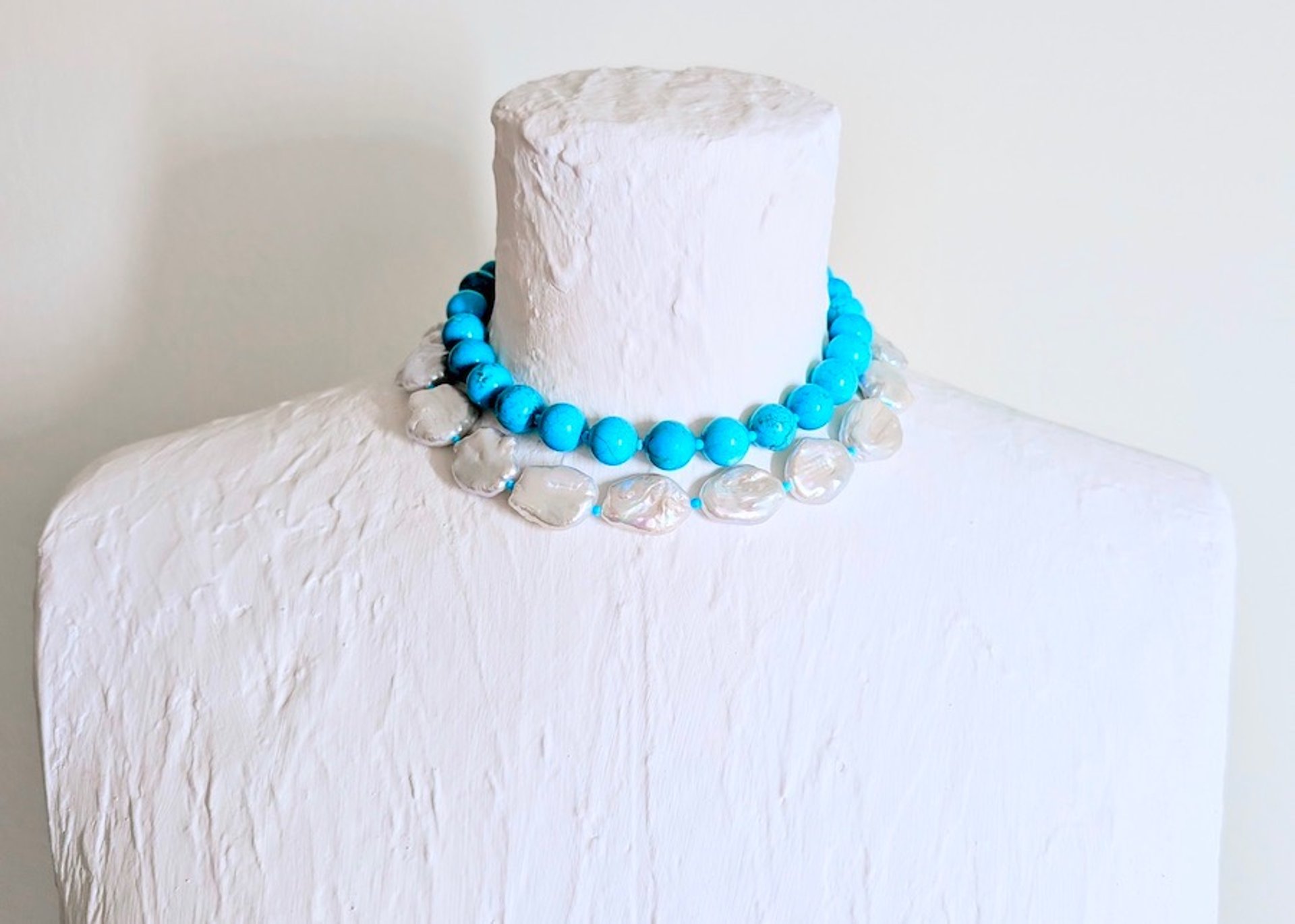 Collana Perle Scaramazze Turchese Amalfi Gioielli