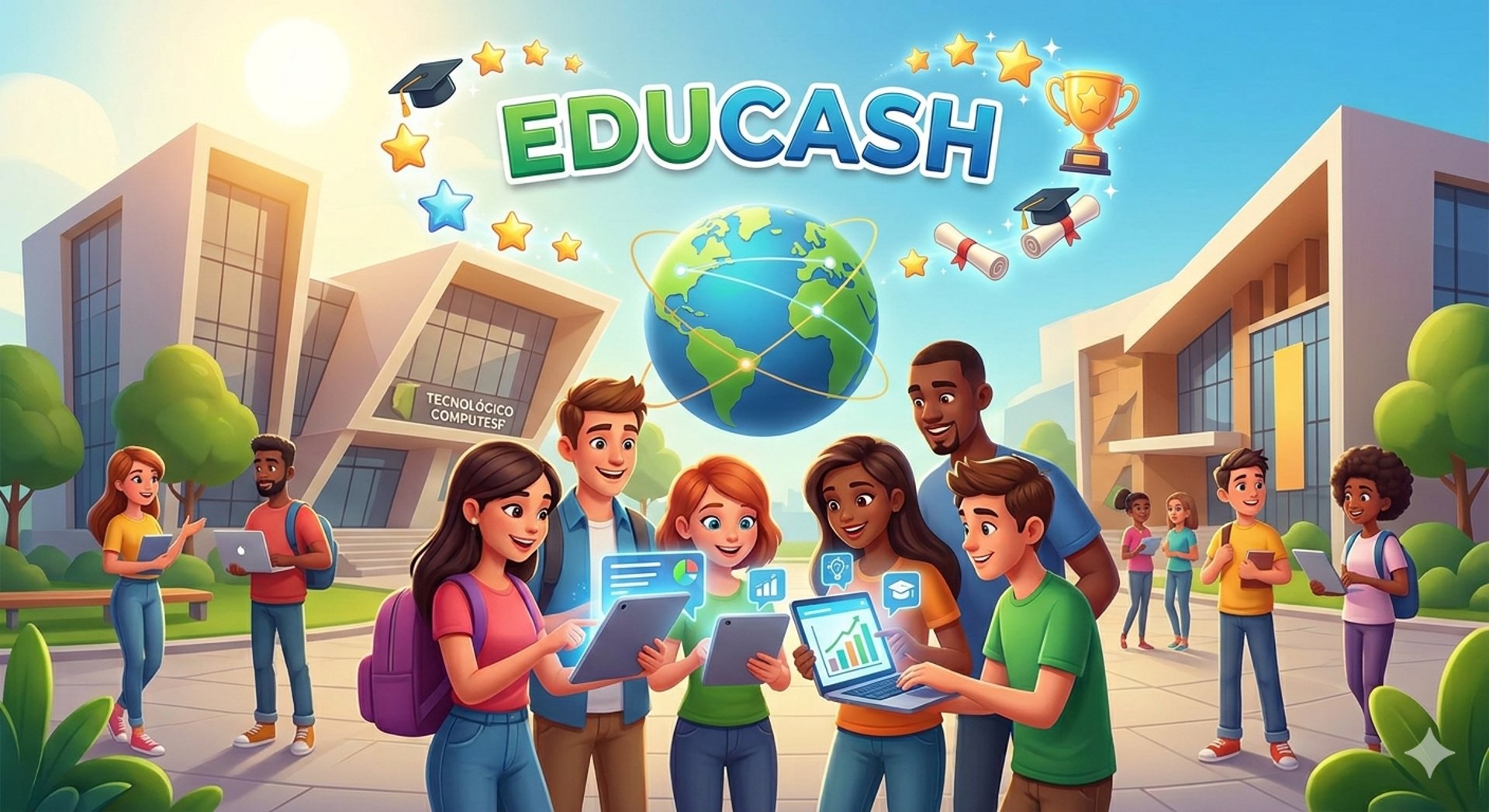 man browsing tablet sitting in front of TV