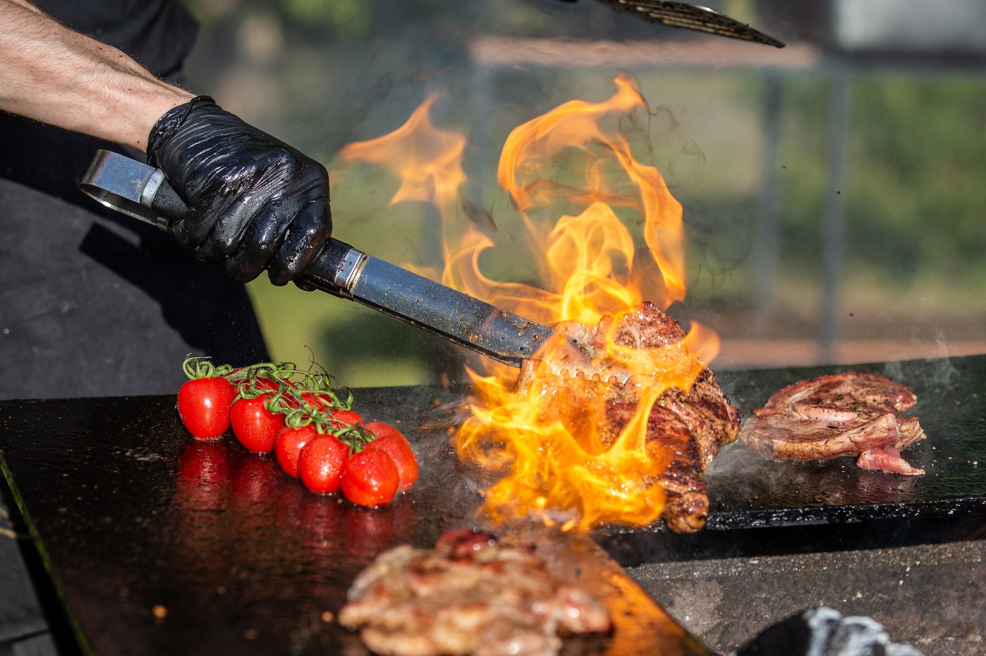 mountain range under blue sky