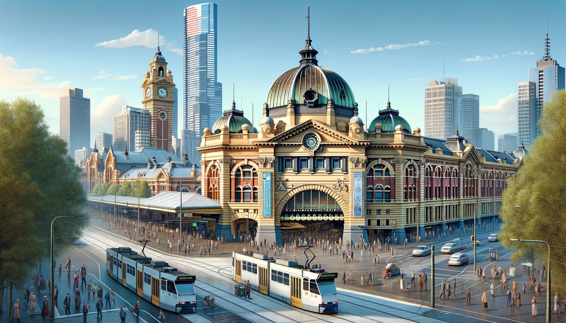 an abstract photo of a curved building with a blue sky in the background
