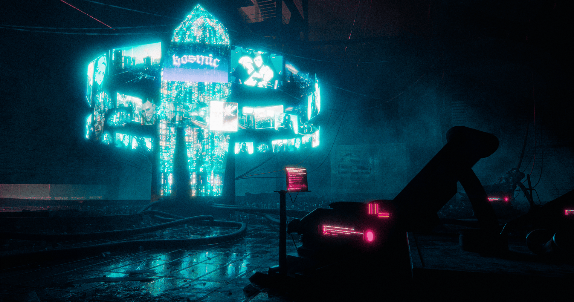 mountains with trees under white star at night