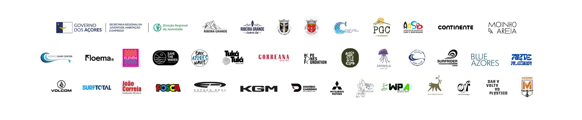 event sponsors logos.logótipos dos patrocinadores do evento