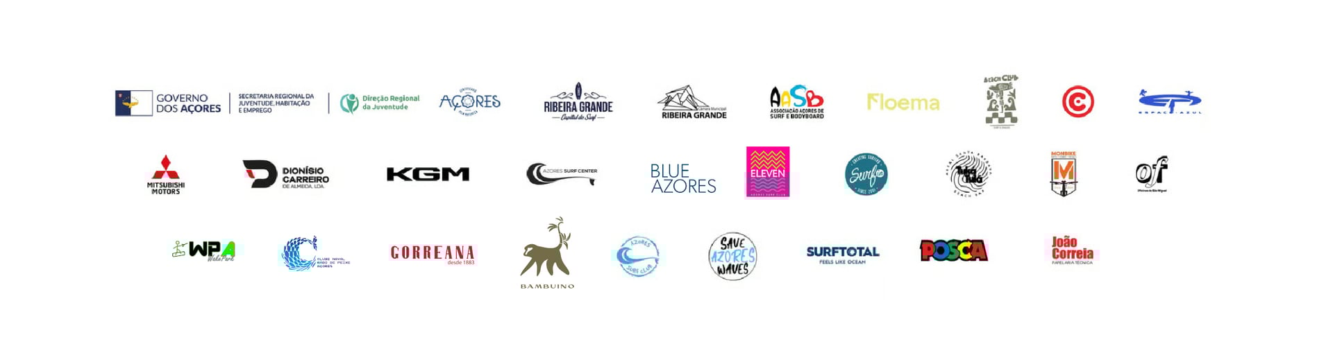 event sponsors logos.logótipos dos patrocinadores do evento