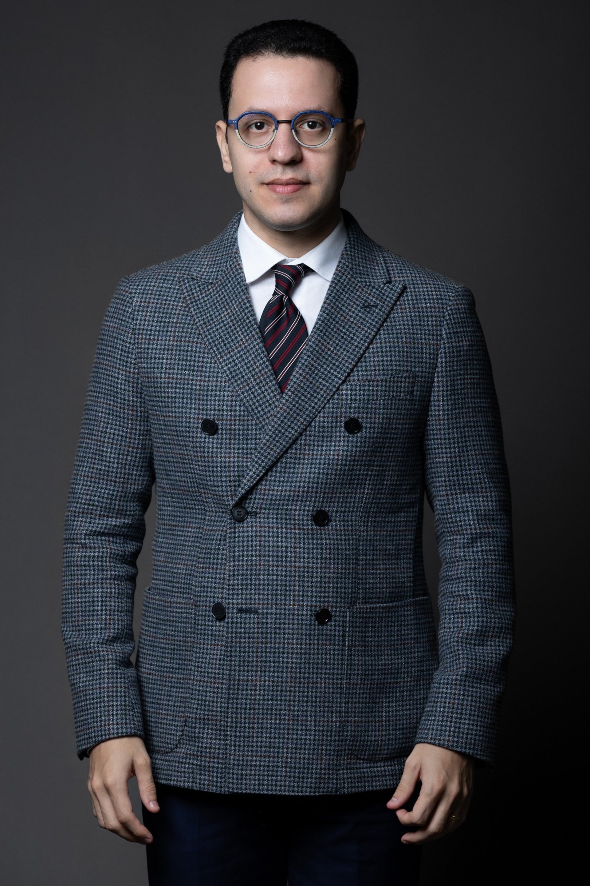 black blue and yellow textile