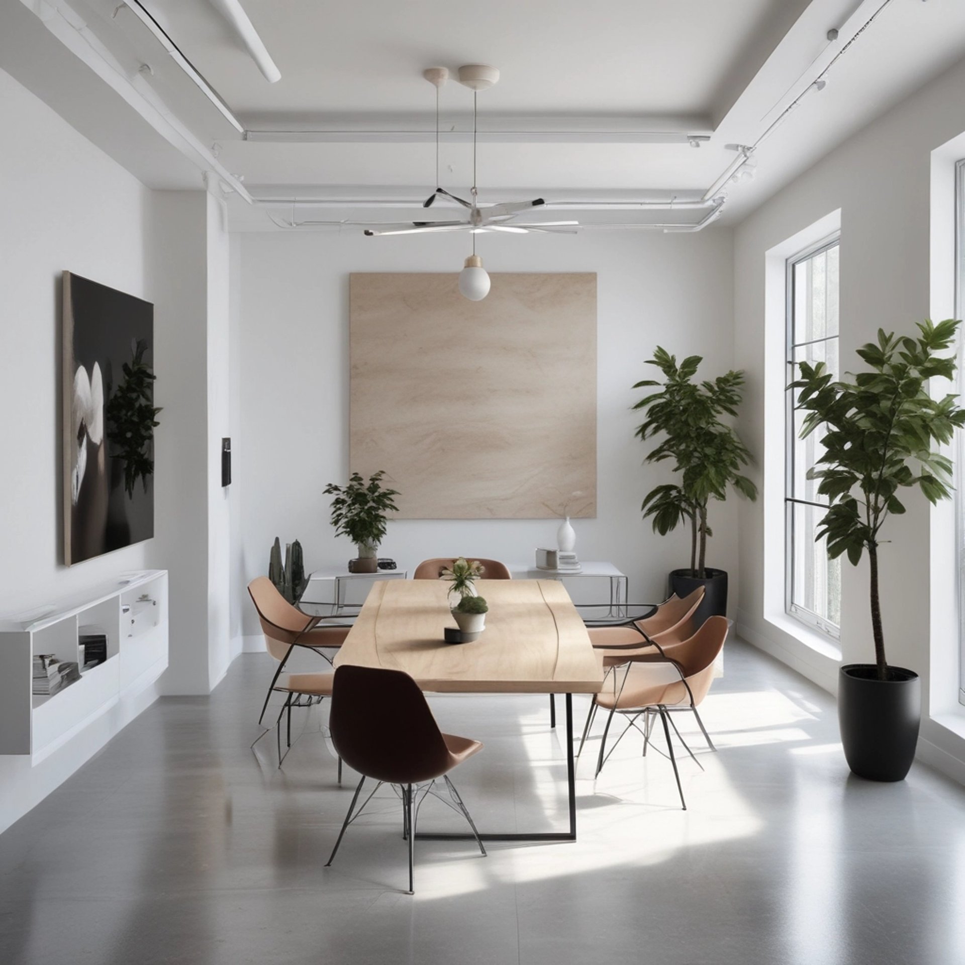 minimalist photography of open door
