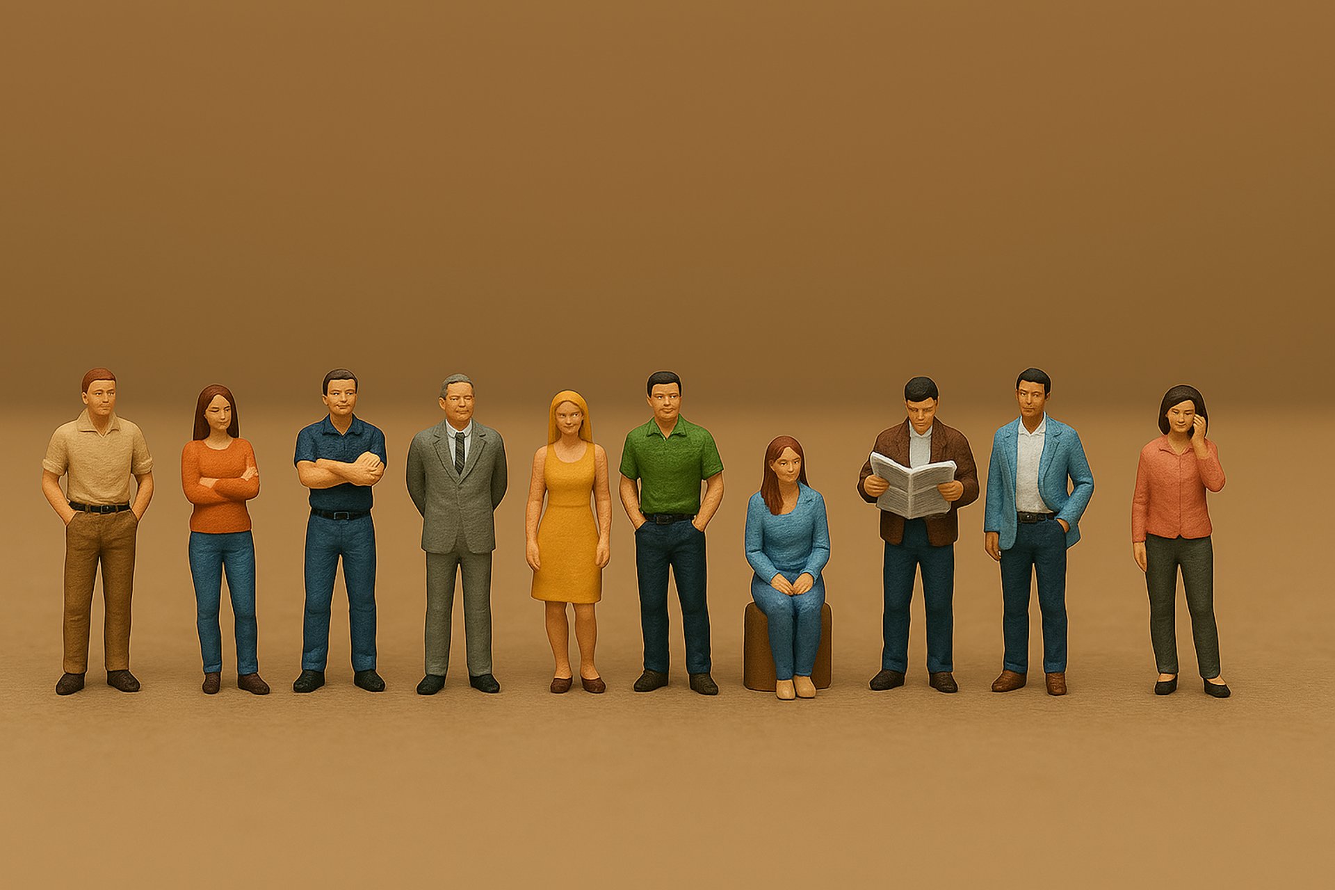a group of people standing on a stage