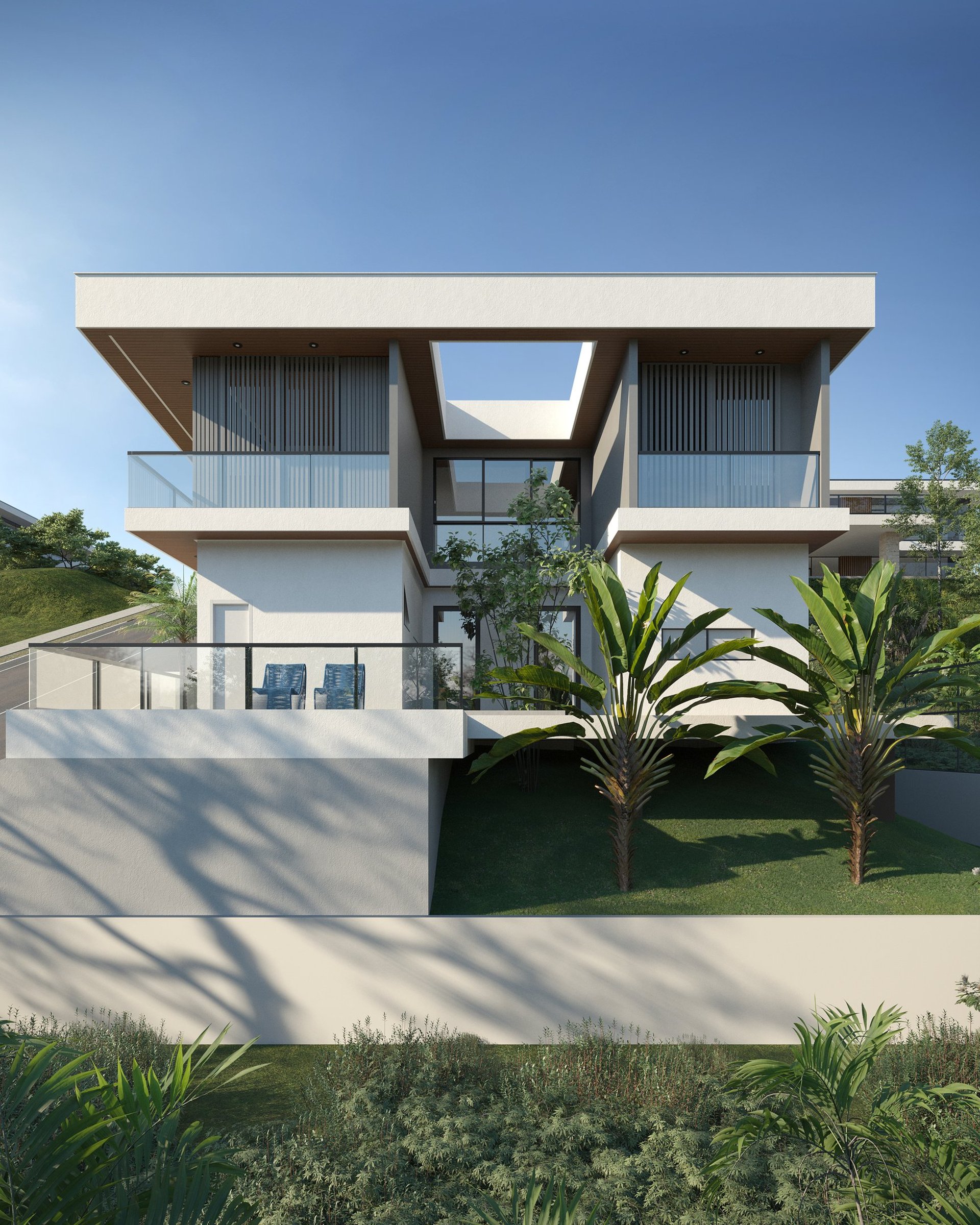 mountain range under blue sky