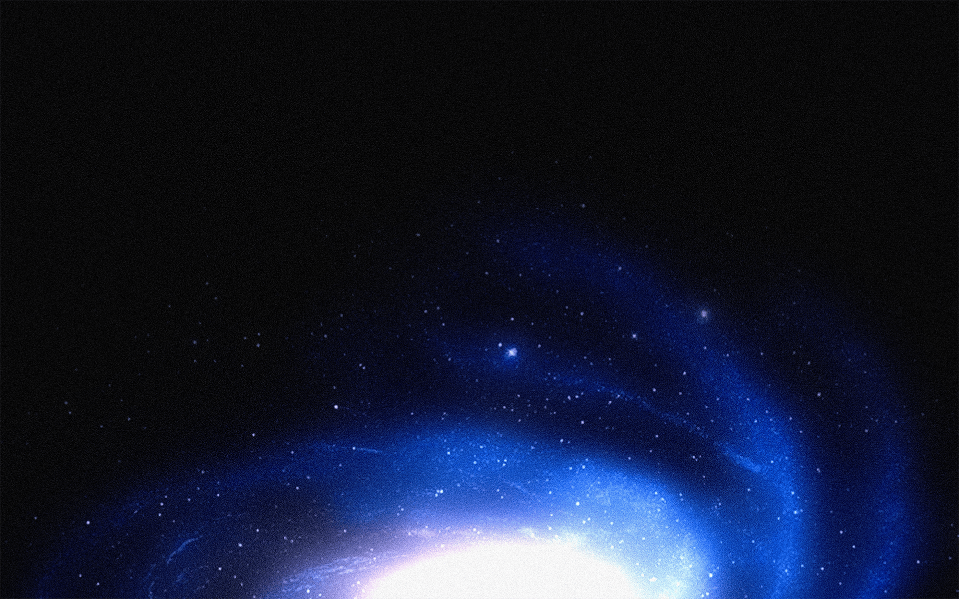 an abstract photo of a curved building with a blue sky in the background