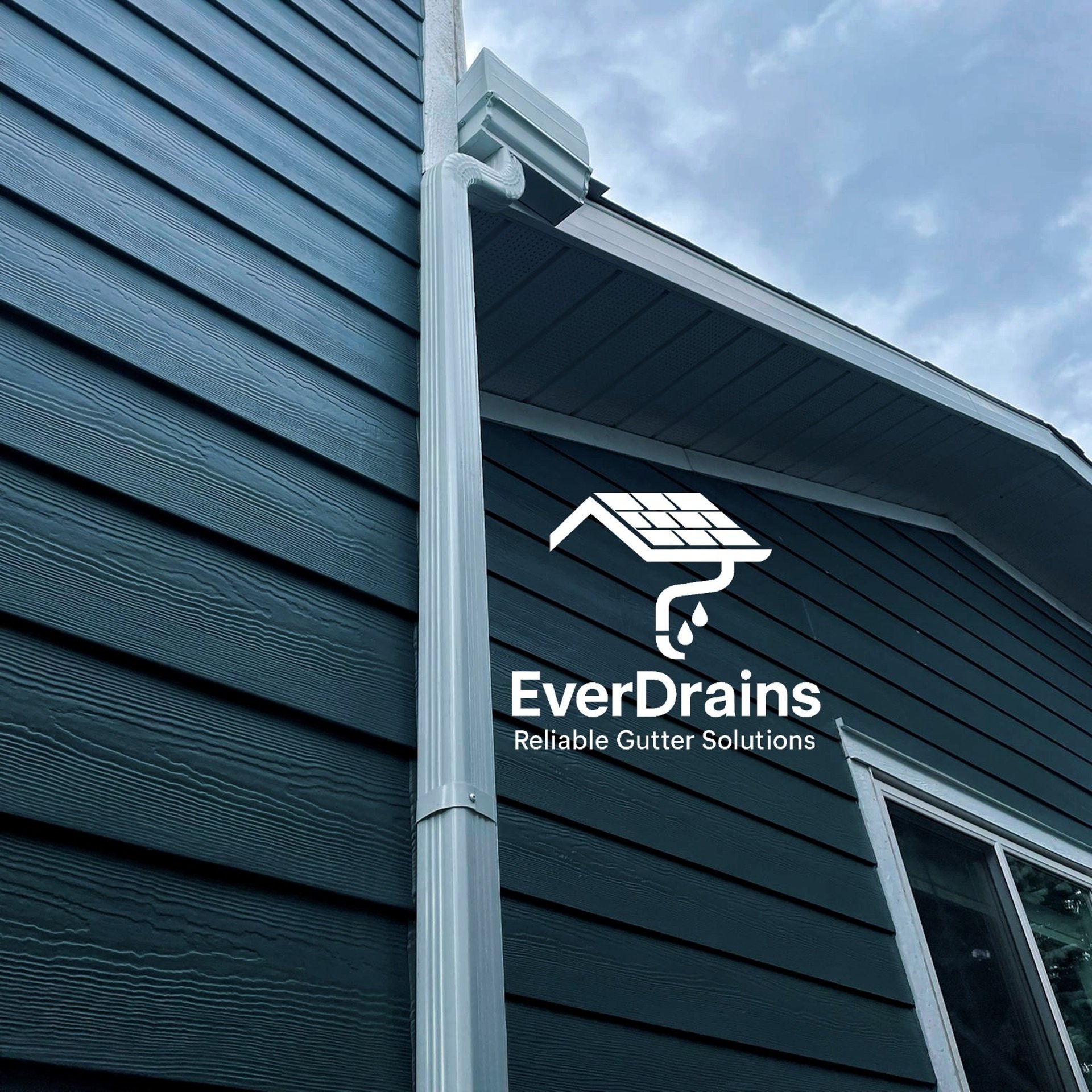 Durable gutter system for water drainage and roof protection