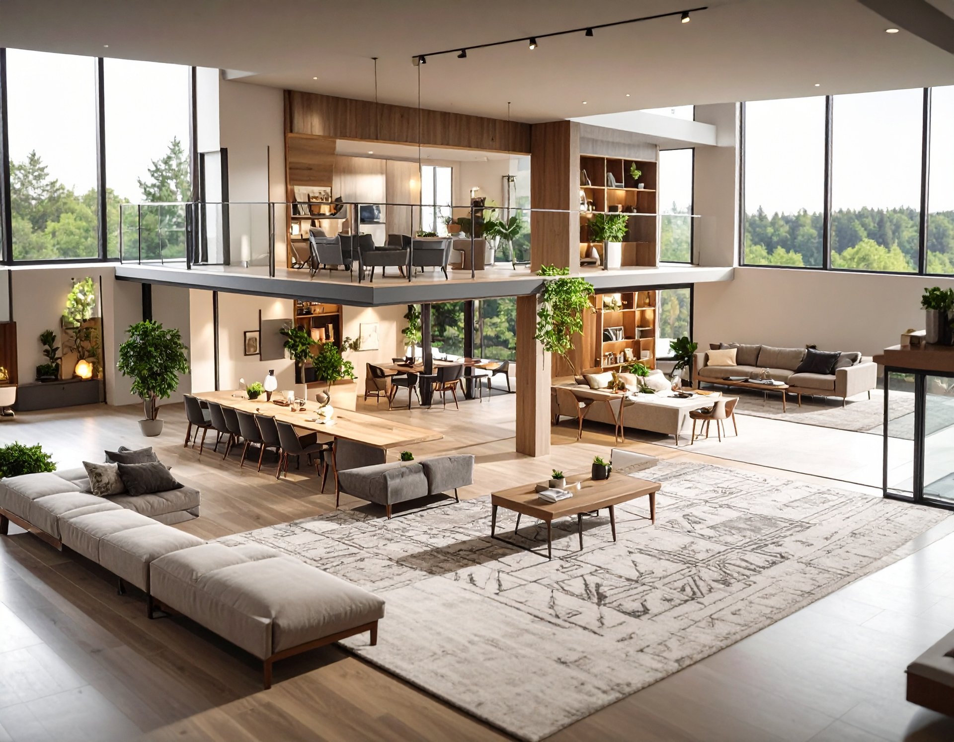 an abstract photo of a curved building with a blue sky in the background