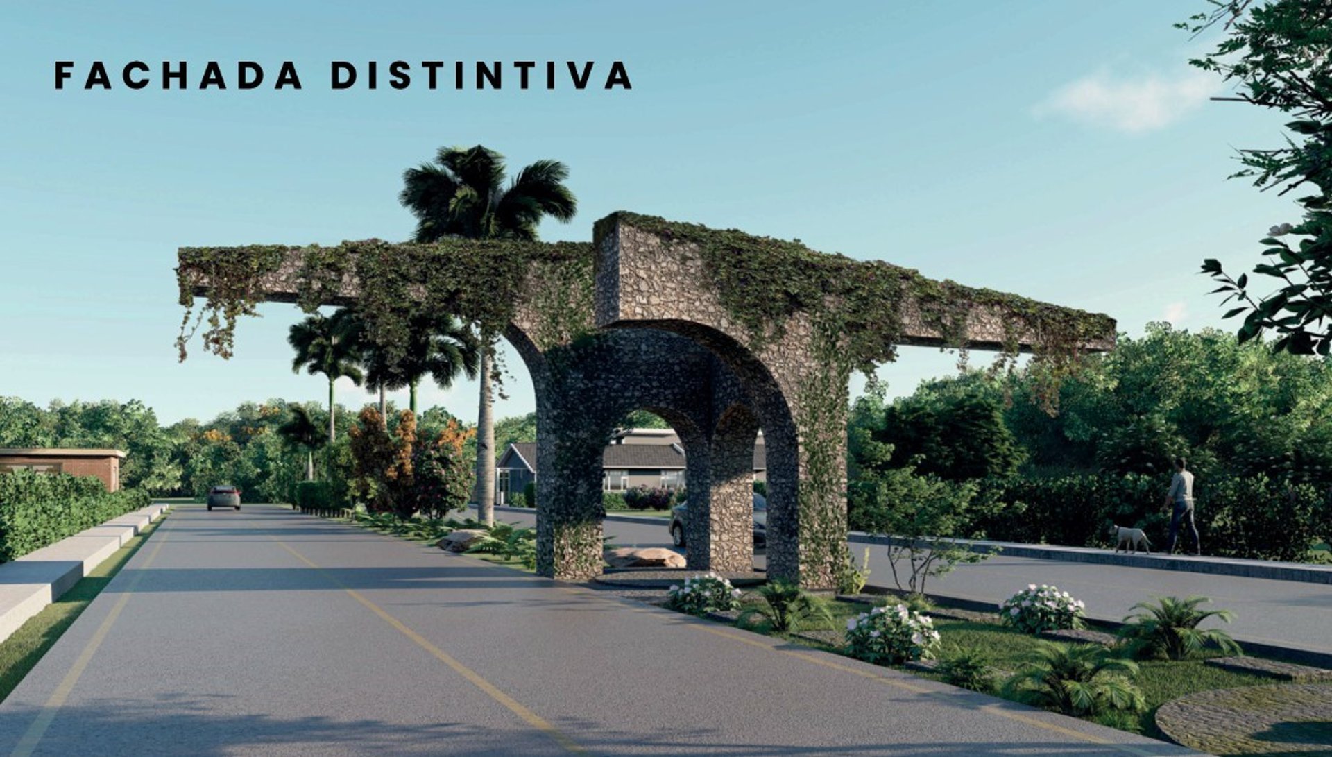 an abstract photo of a curved building with a blue sky in the background