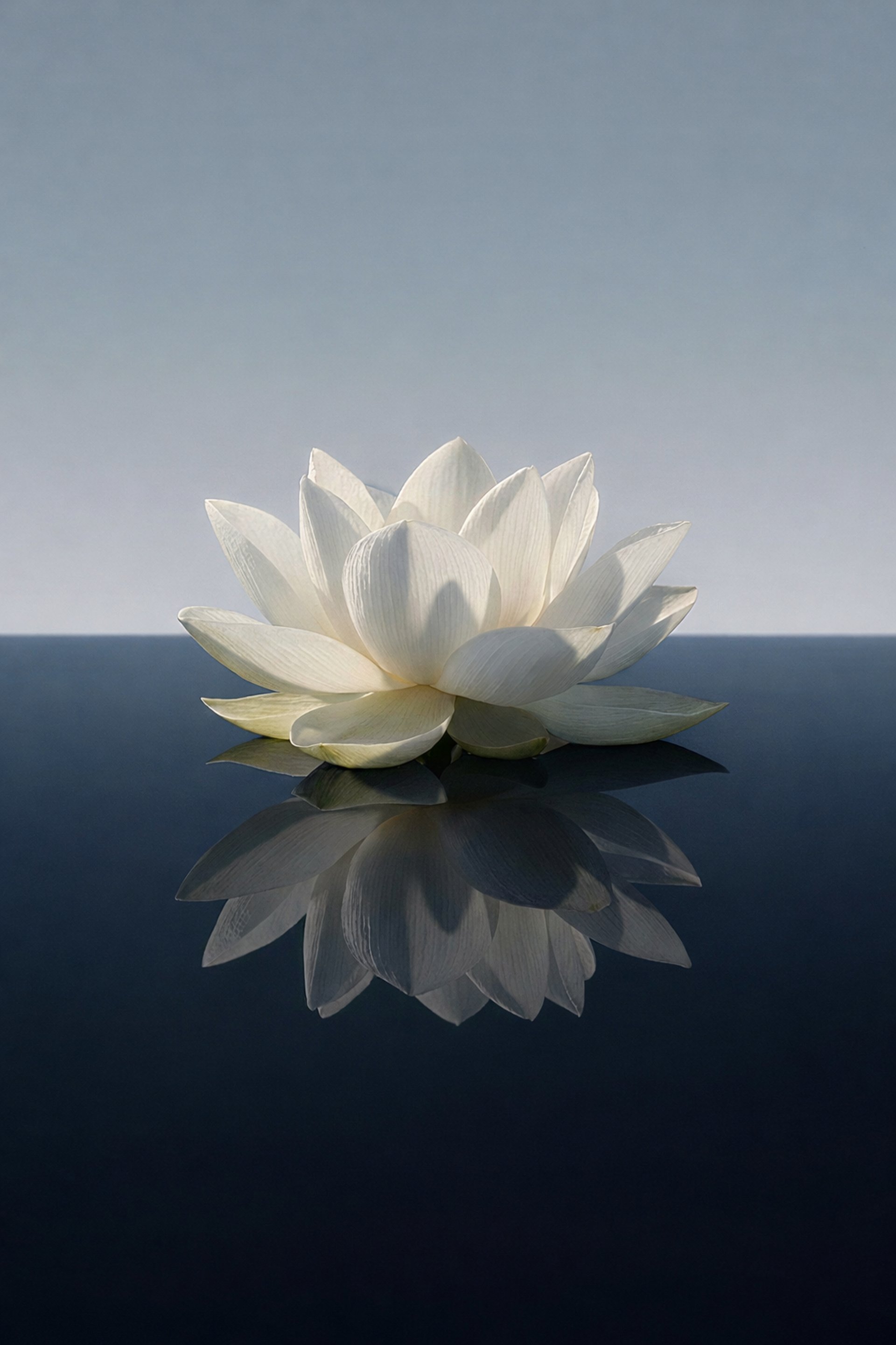 body of water under clear blue sky