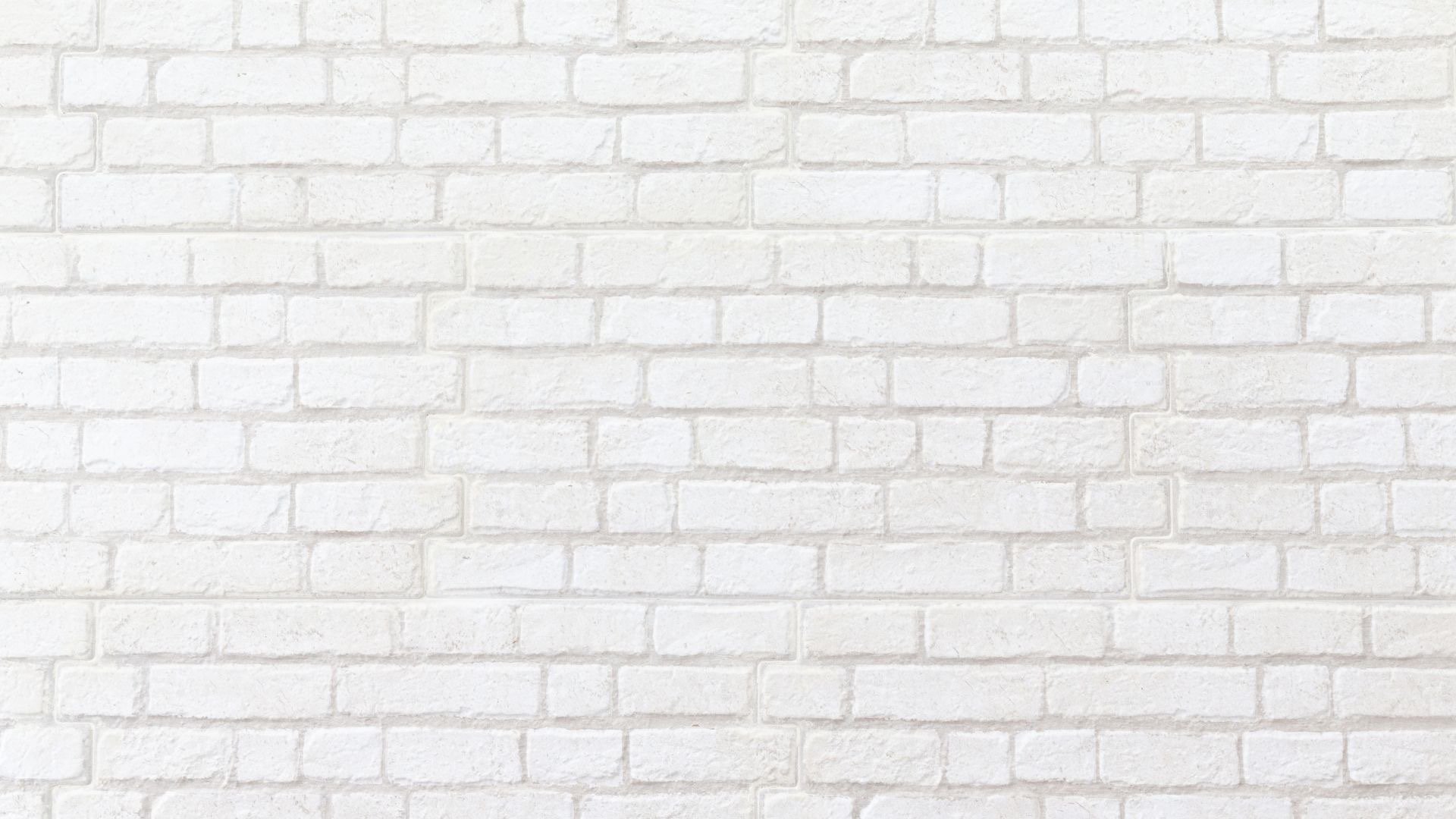 white brick wall