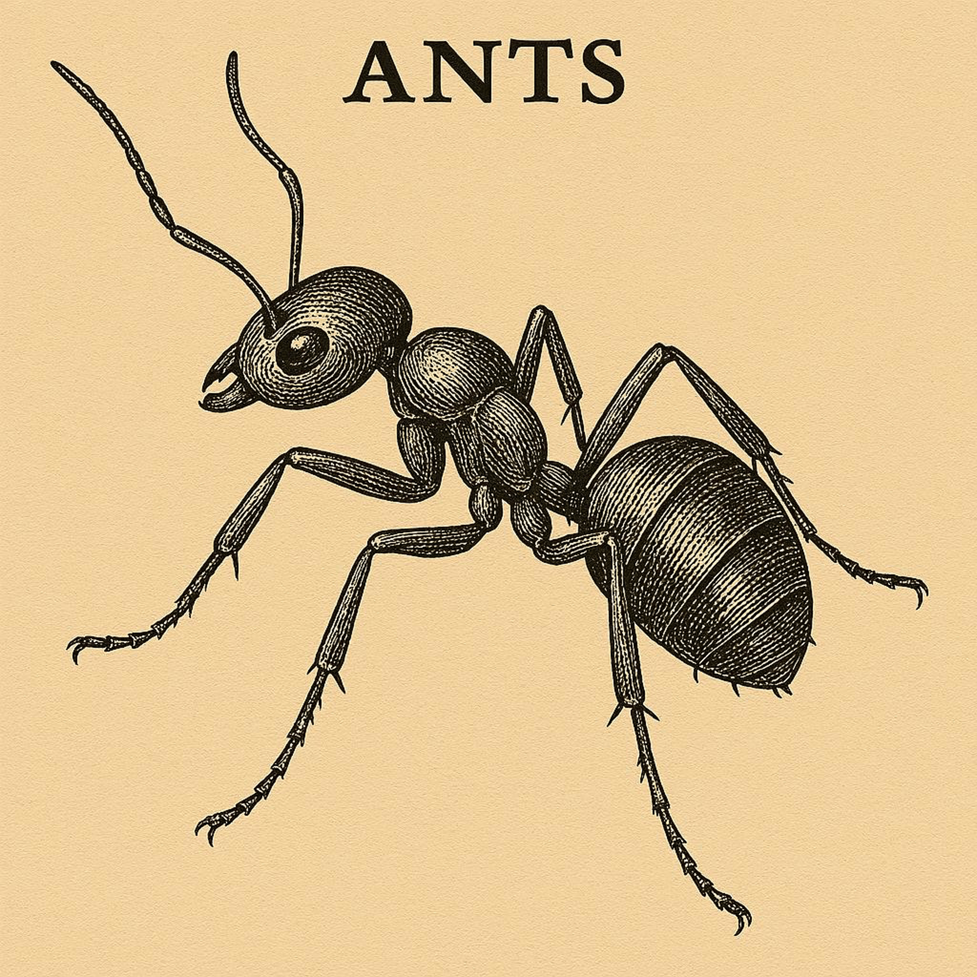 photograph of an ant