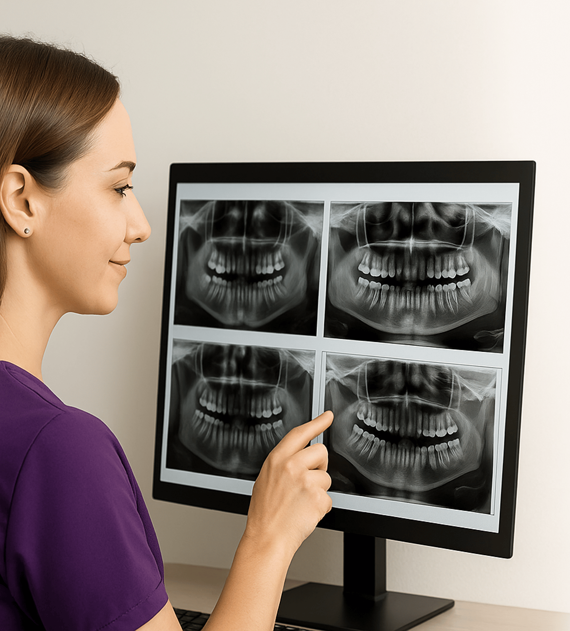 gray computer monitor