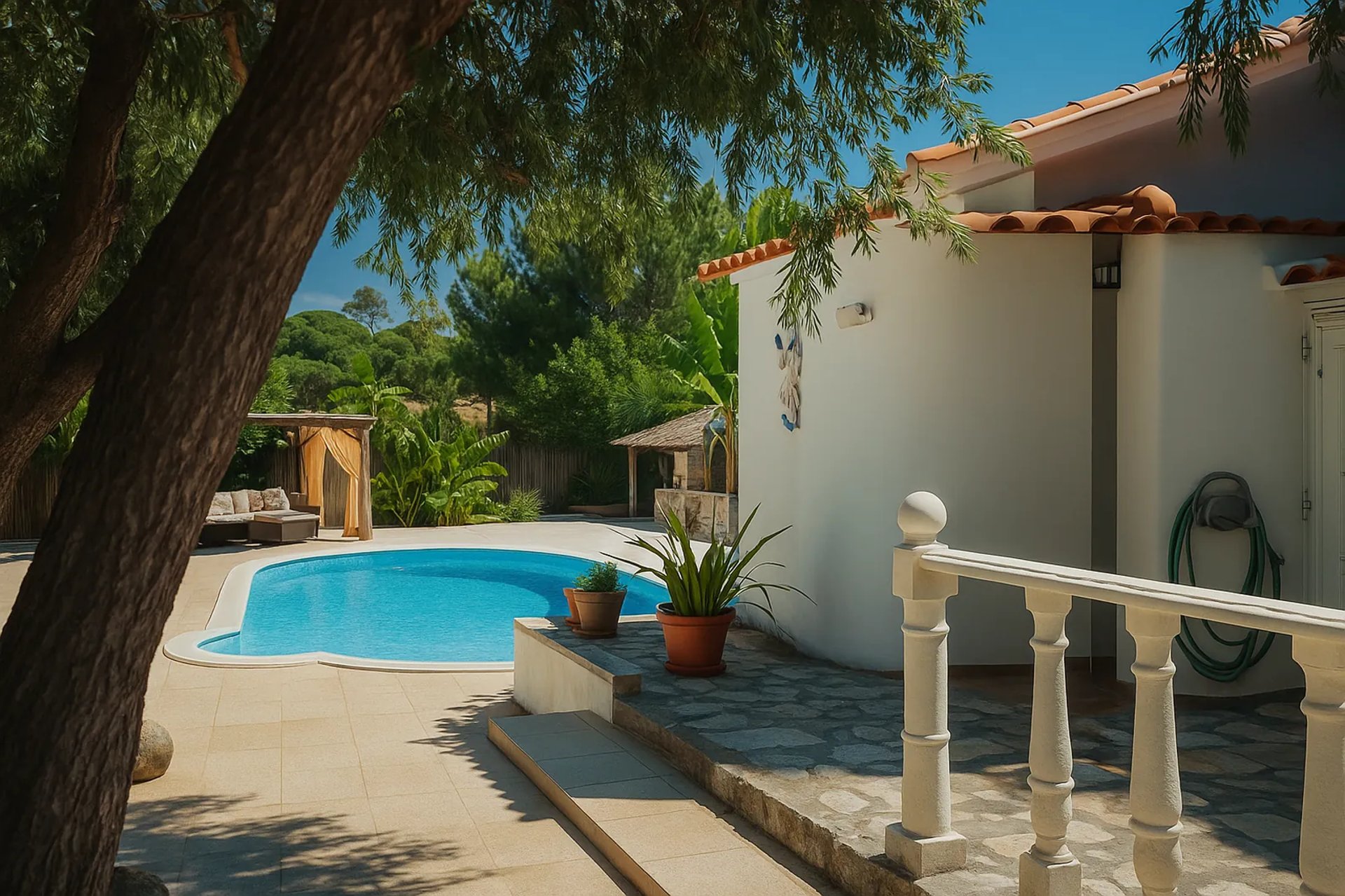 Casa rural com piscina privada e natureza envolvente em Coruche