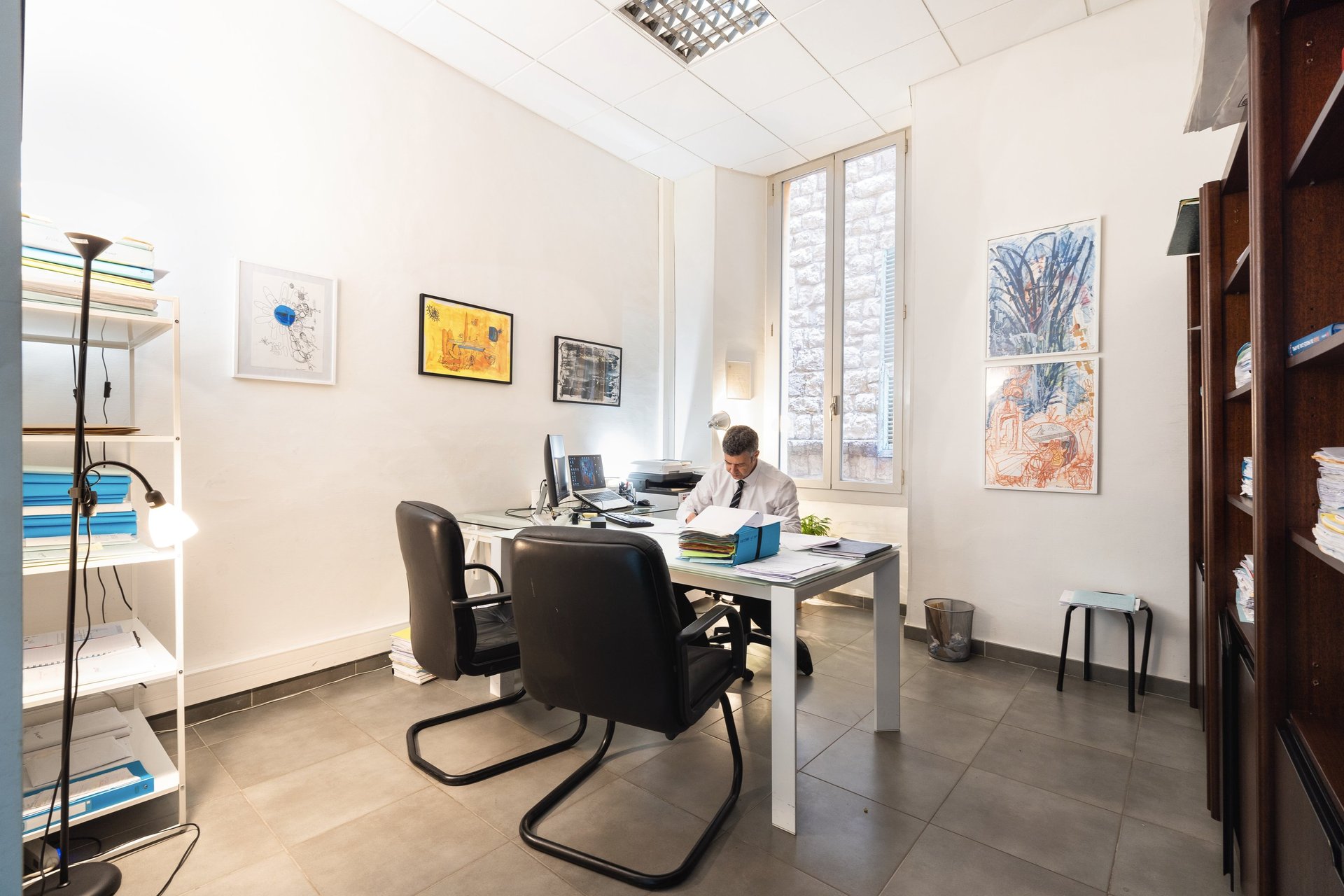 aerial photograph of city