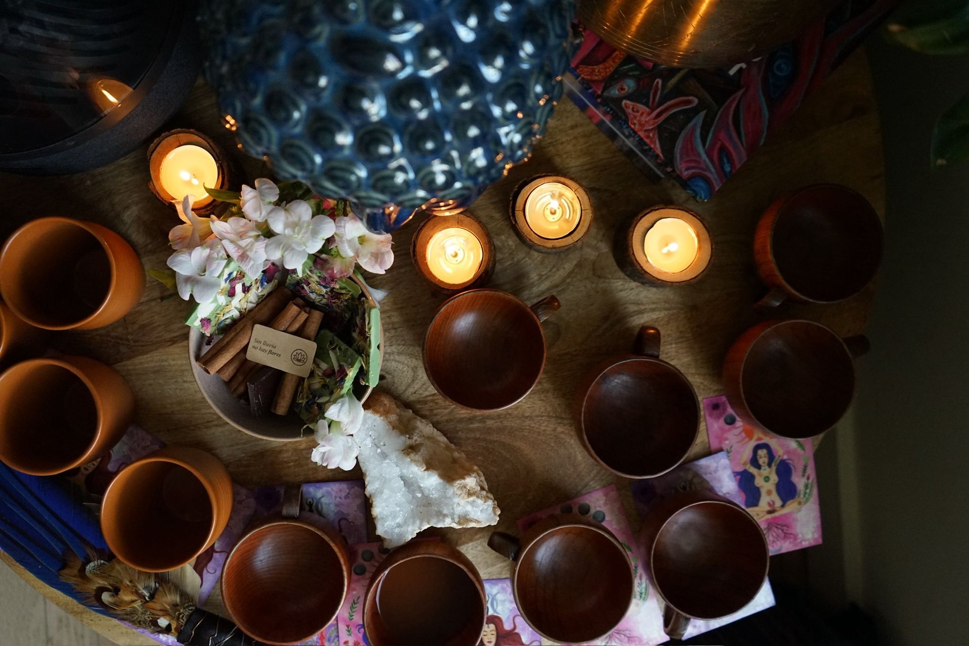 black blue and yellow textile