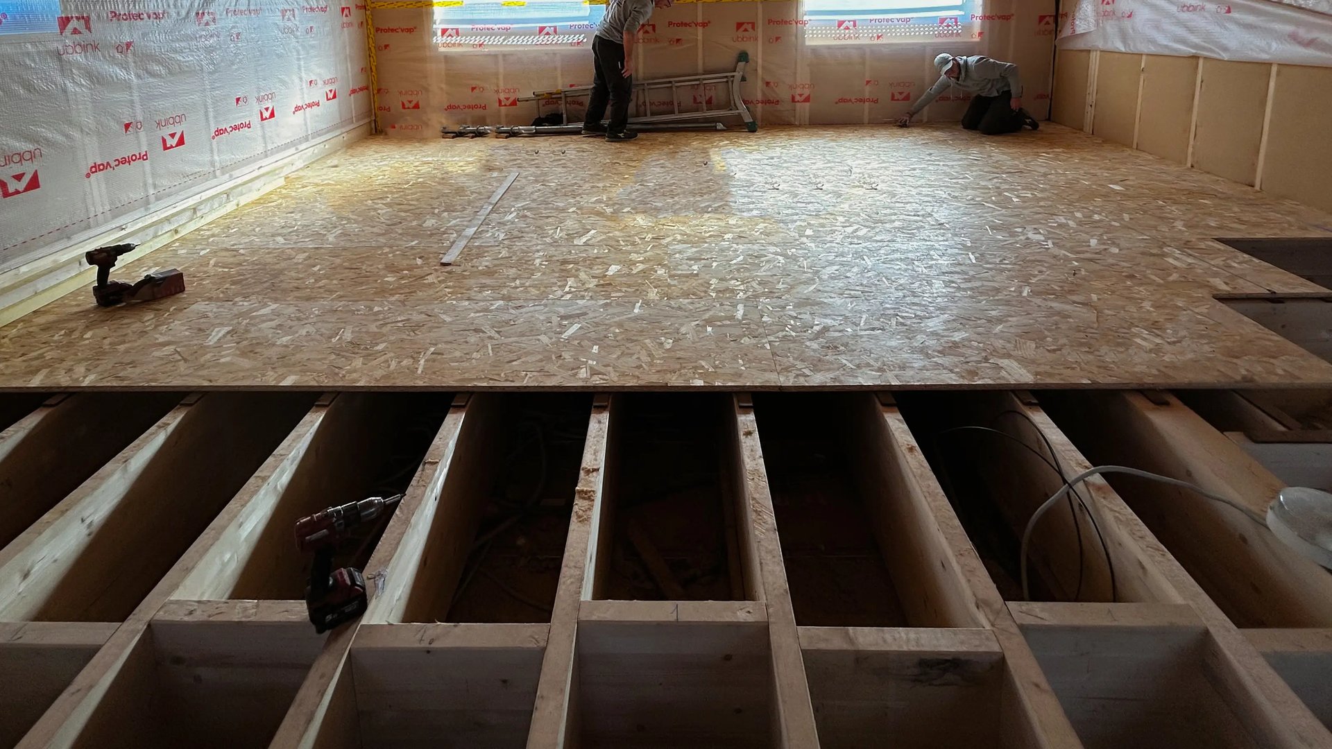 Plancher osb sur solivage bois