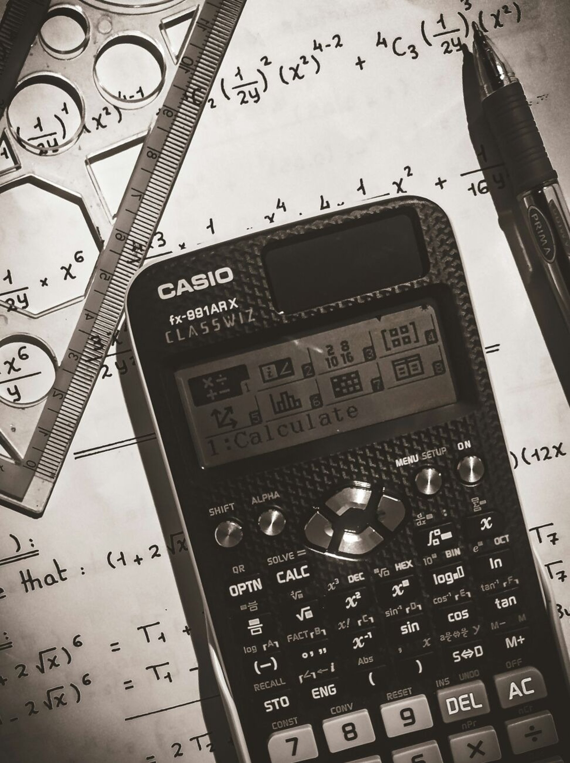 Calculette sur une feuille de calcul
