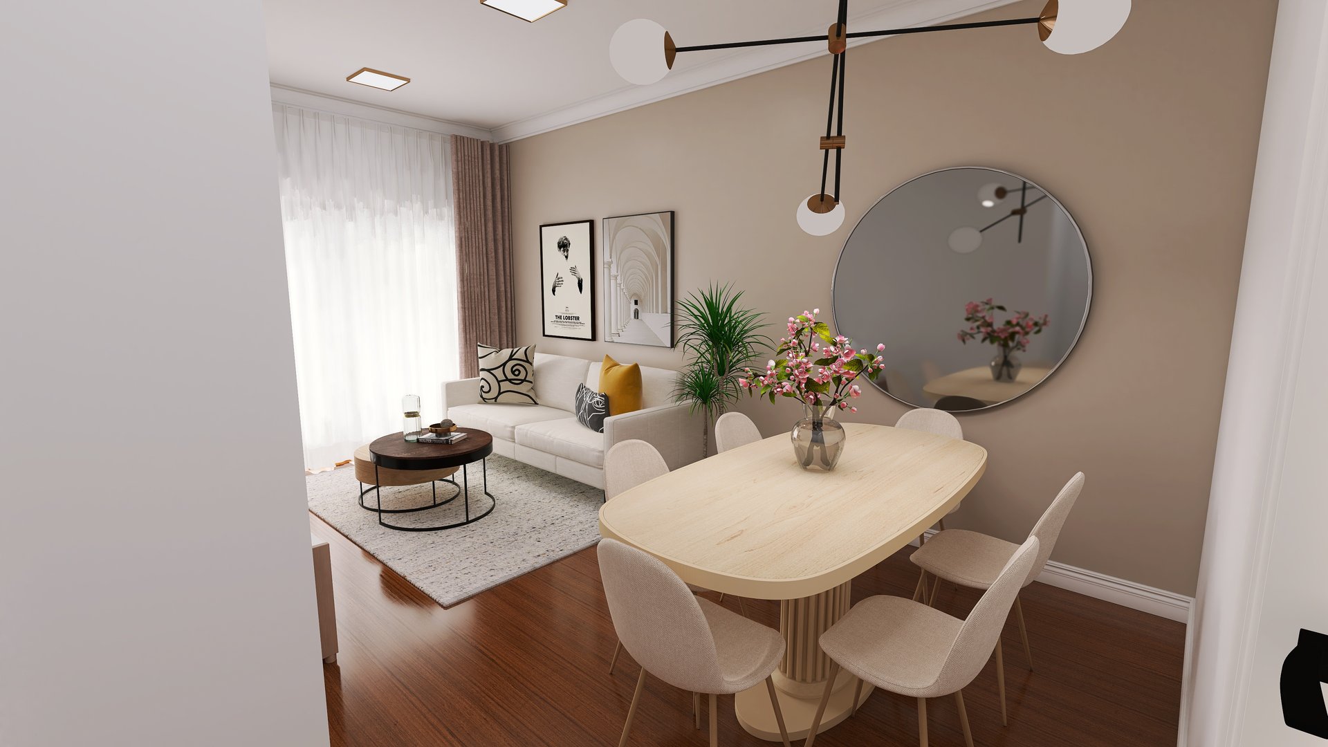 white and black wooden table with chairs
