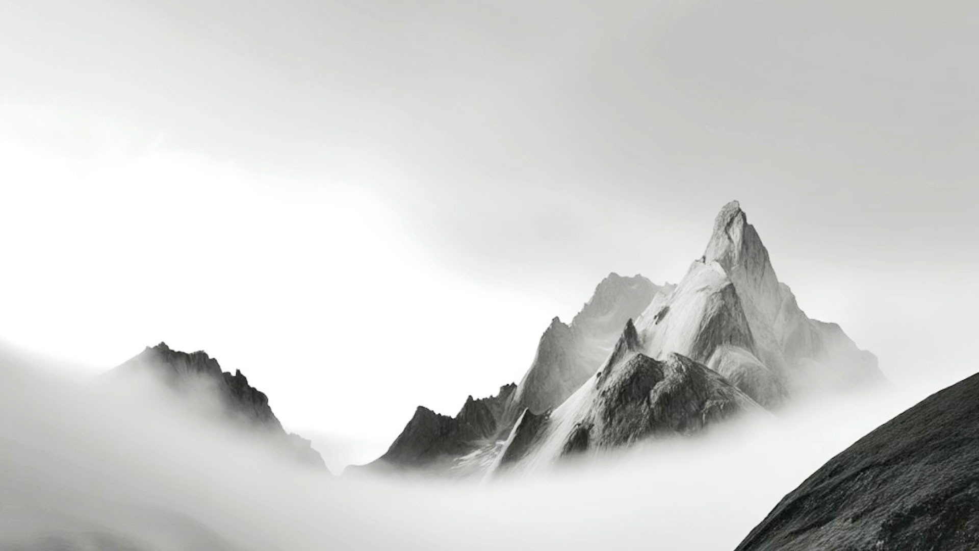 mountain range under blue sky