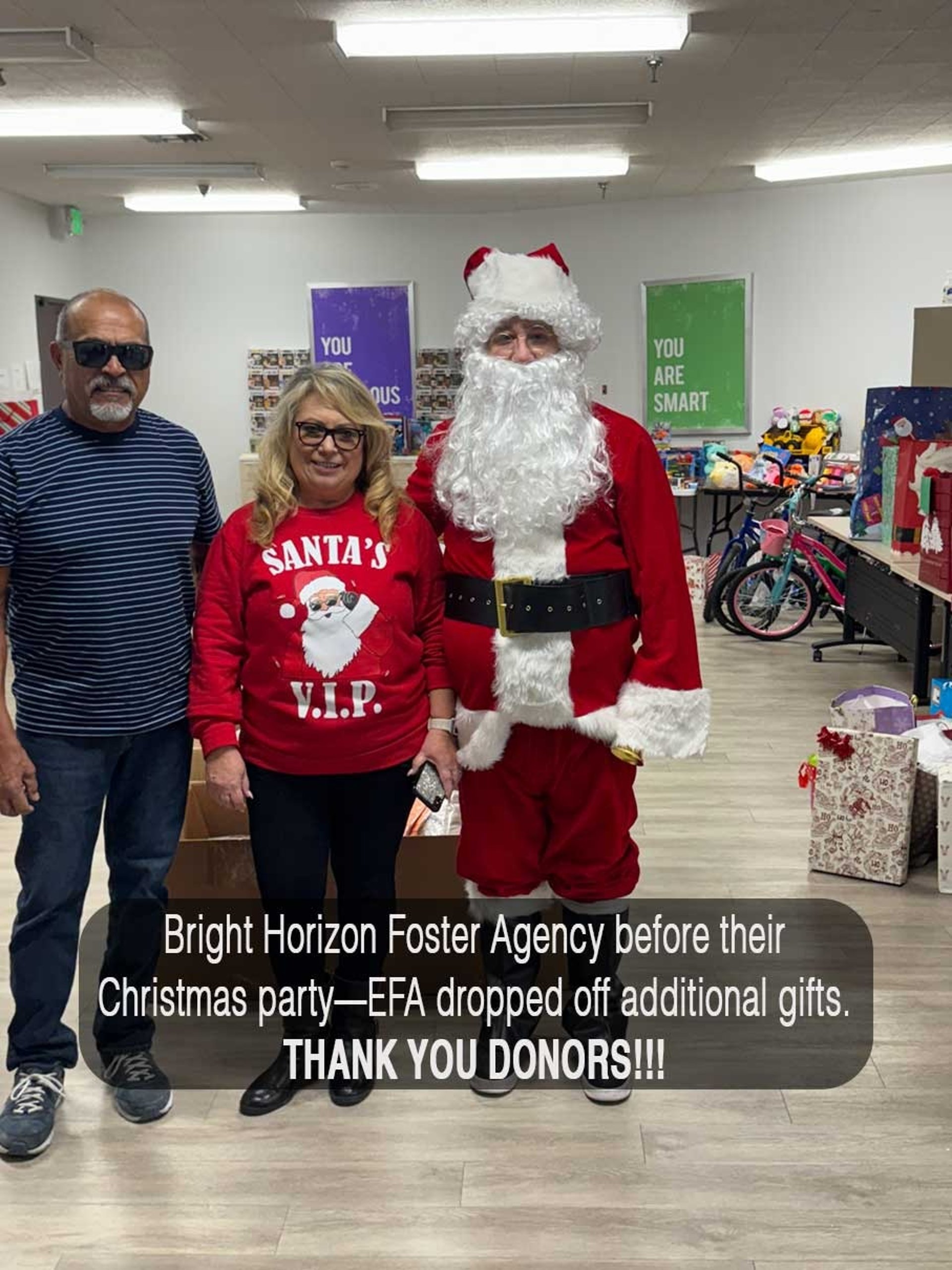 Enhancing Forward Action Inc. image of Bright Horizon Foster Agency before their Christmas party 3