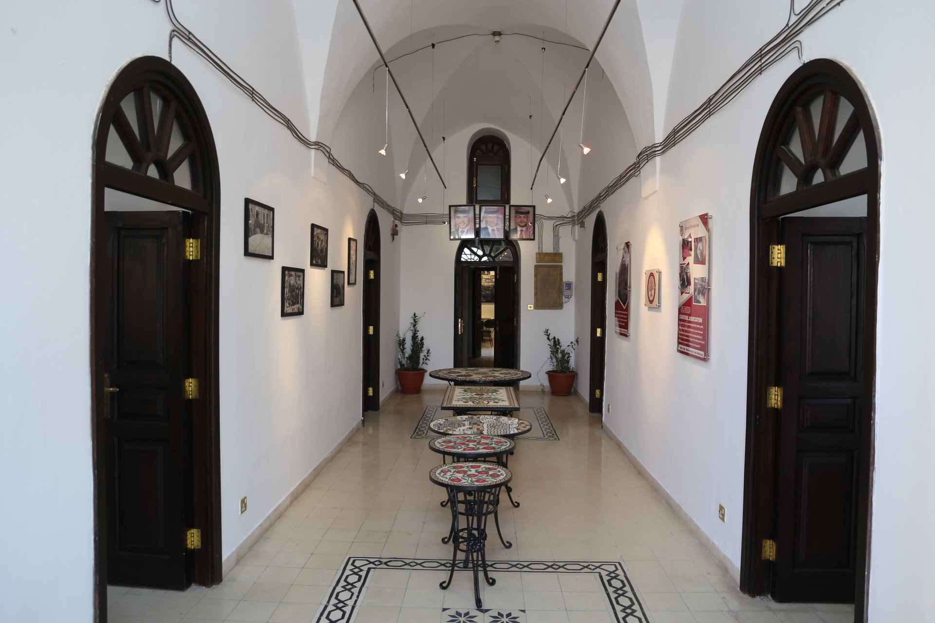 black blue and yellow textile