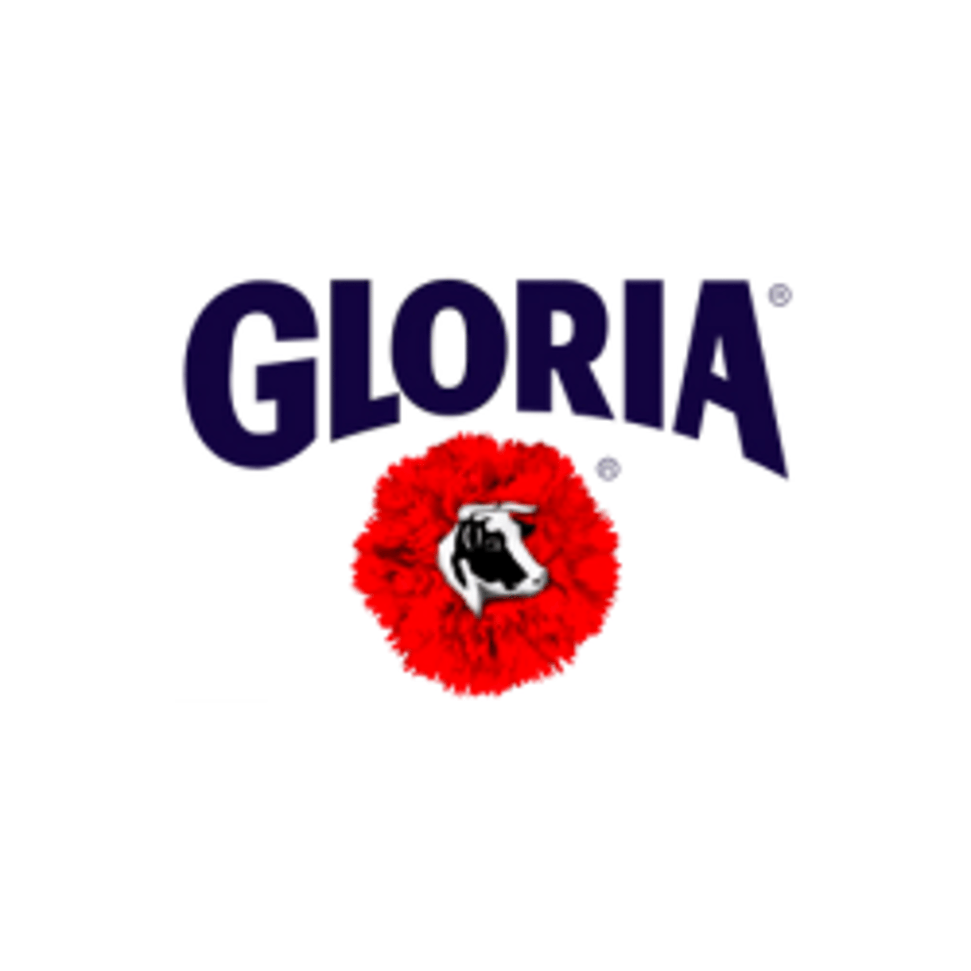 Logo de Gloria, empresa atendida por Peruimpress en impresión de materiales publicitarios, empaques, etiquetas y productos pr