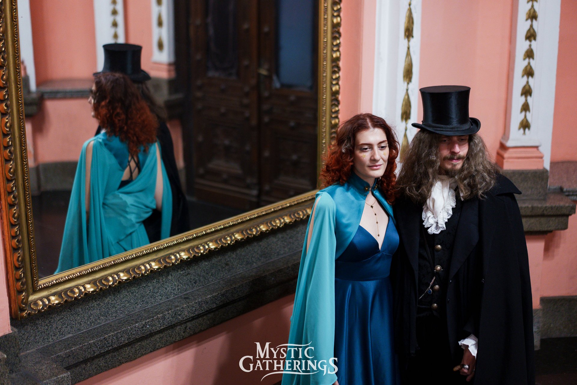 couple wearing silver-colored rings