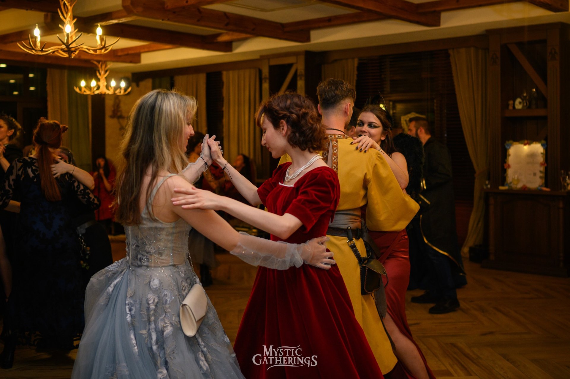 an abstract photo of a curved building with a blue sky in the background