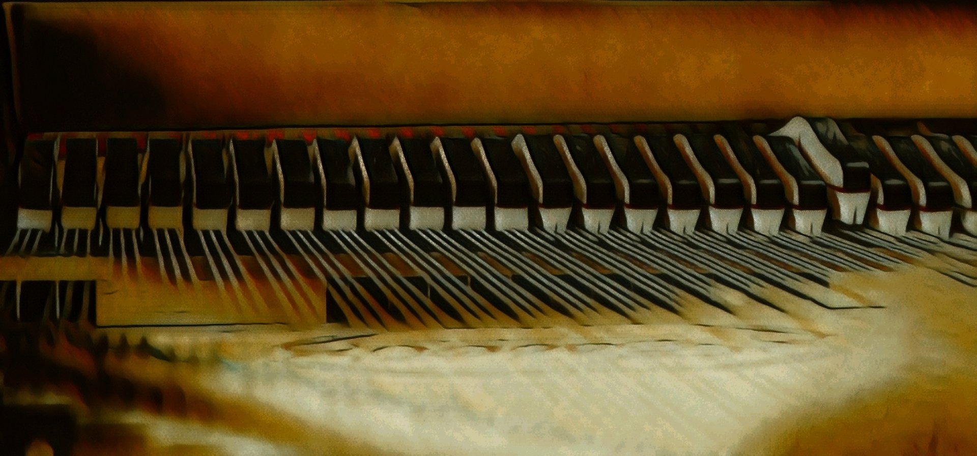 a close up of a piano that is playing