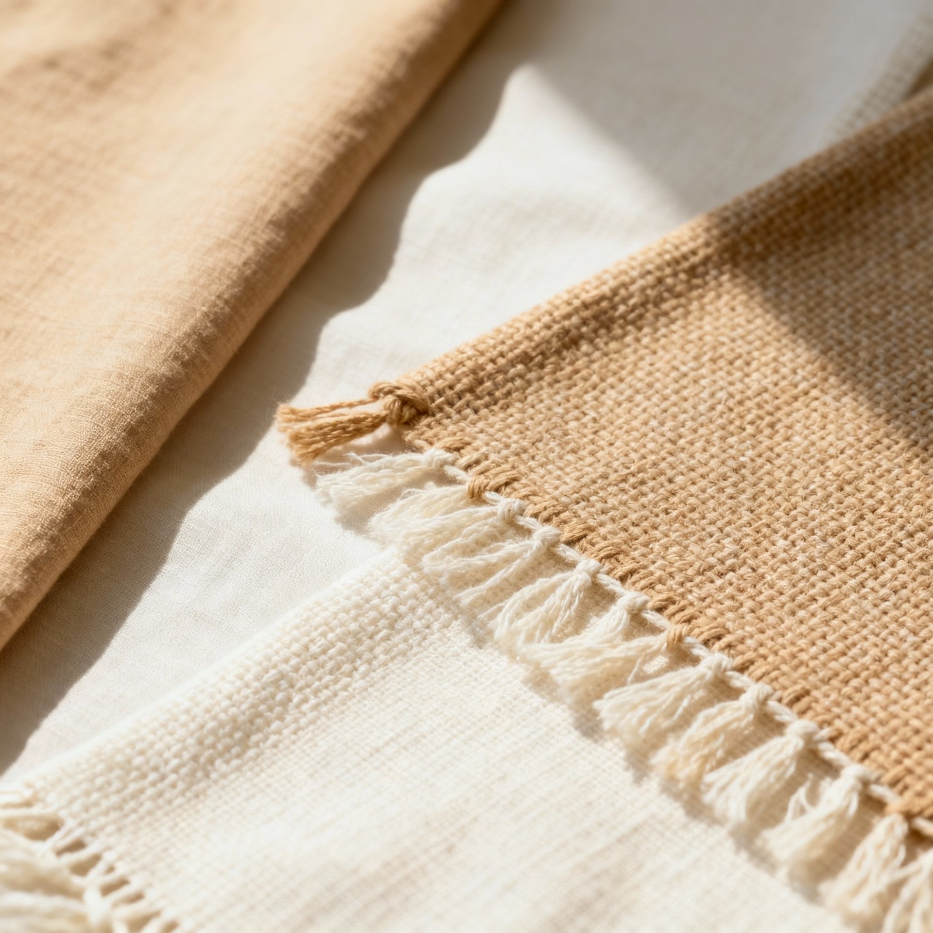 a close up view of a yellow cloth