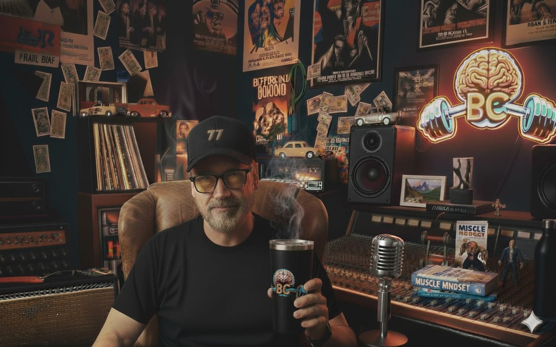 an abstract photo of a curved building with a blue sky in the background