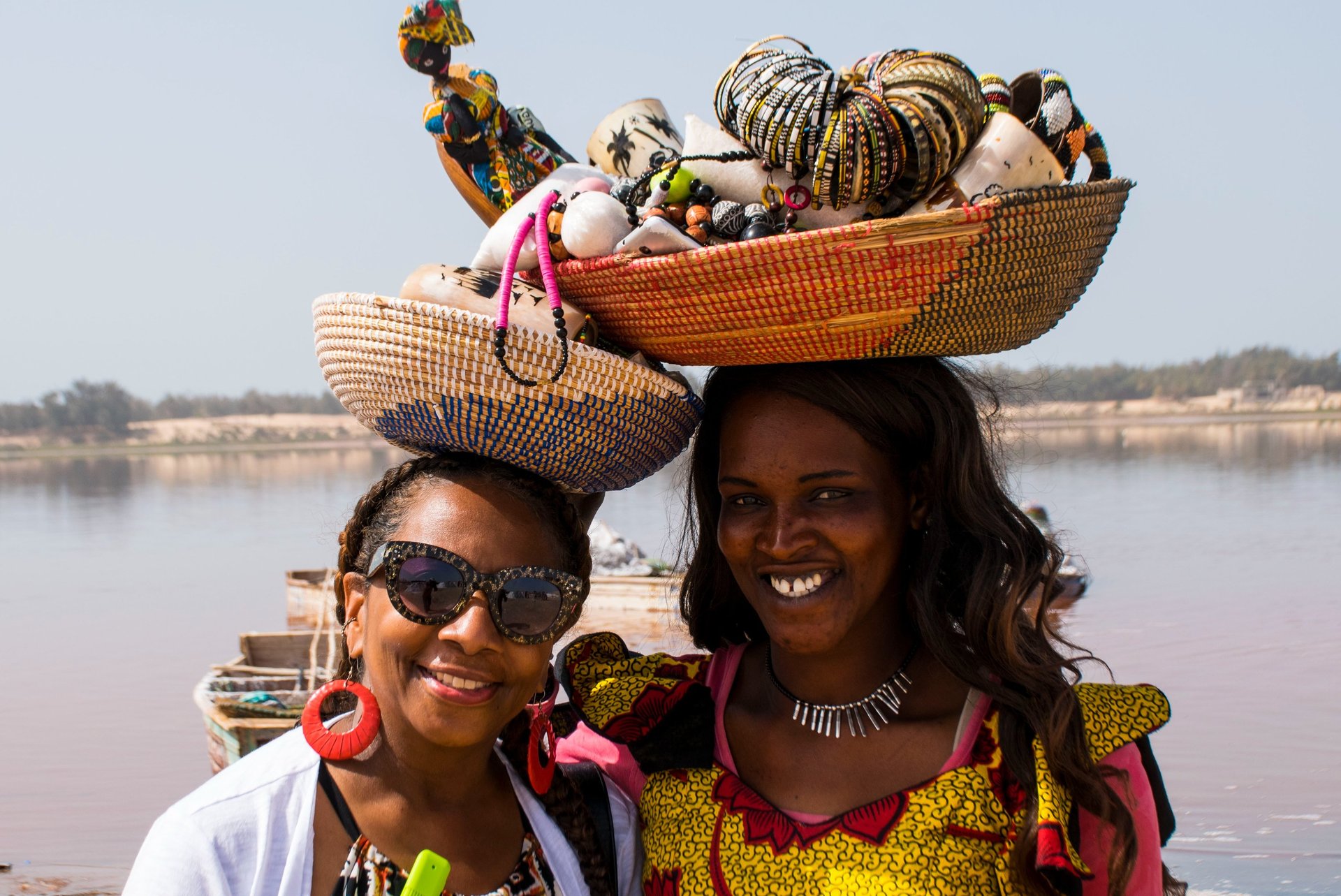 an abstract photo of a curved building with a blue sky in the background