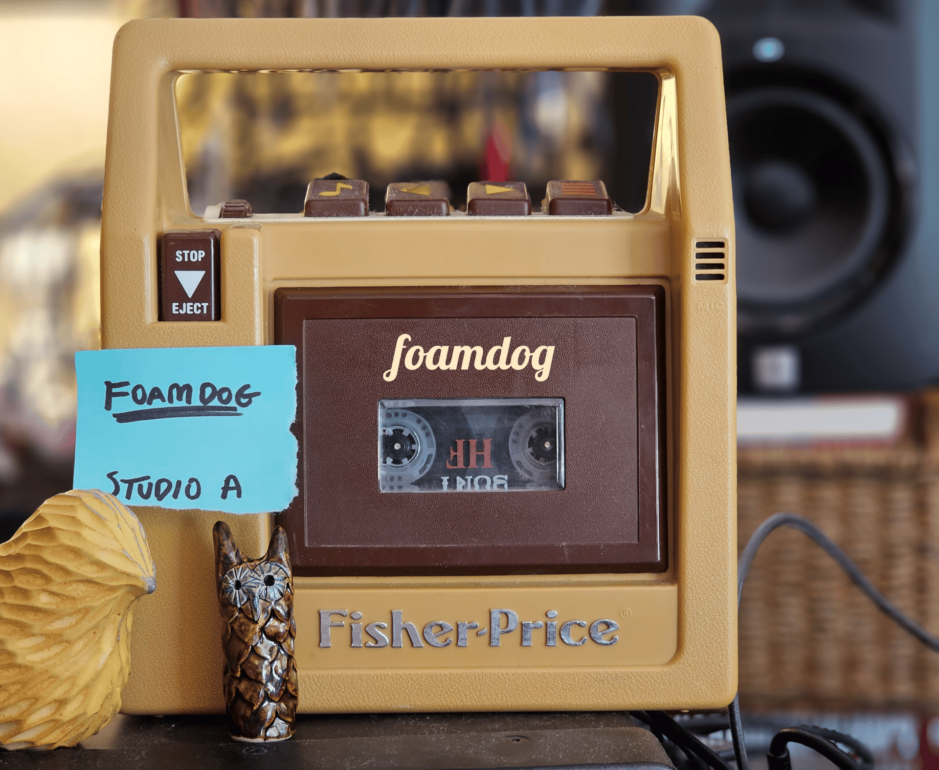 black and brown leather padded tub sofa