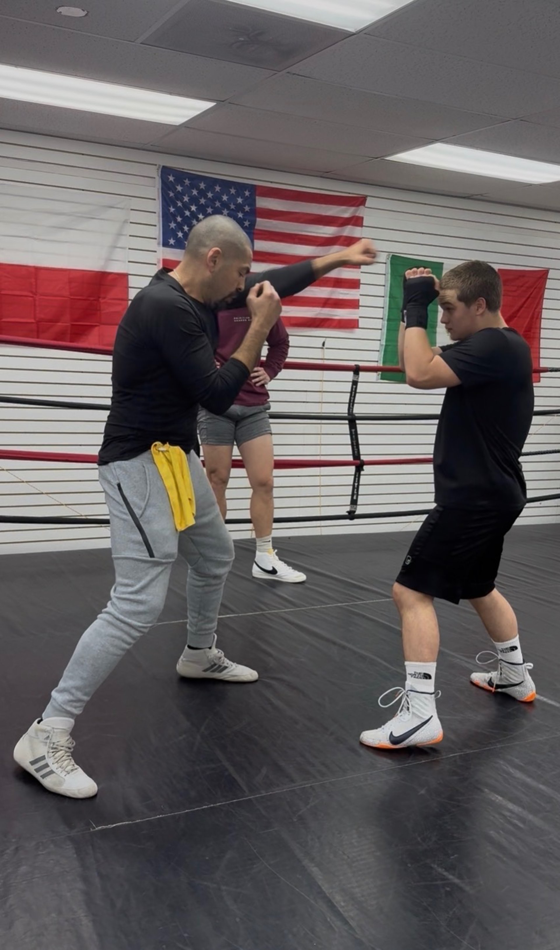 black and brown leather padded tub sofa