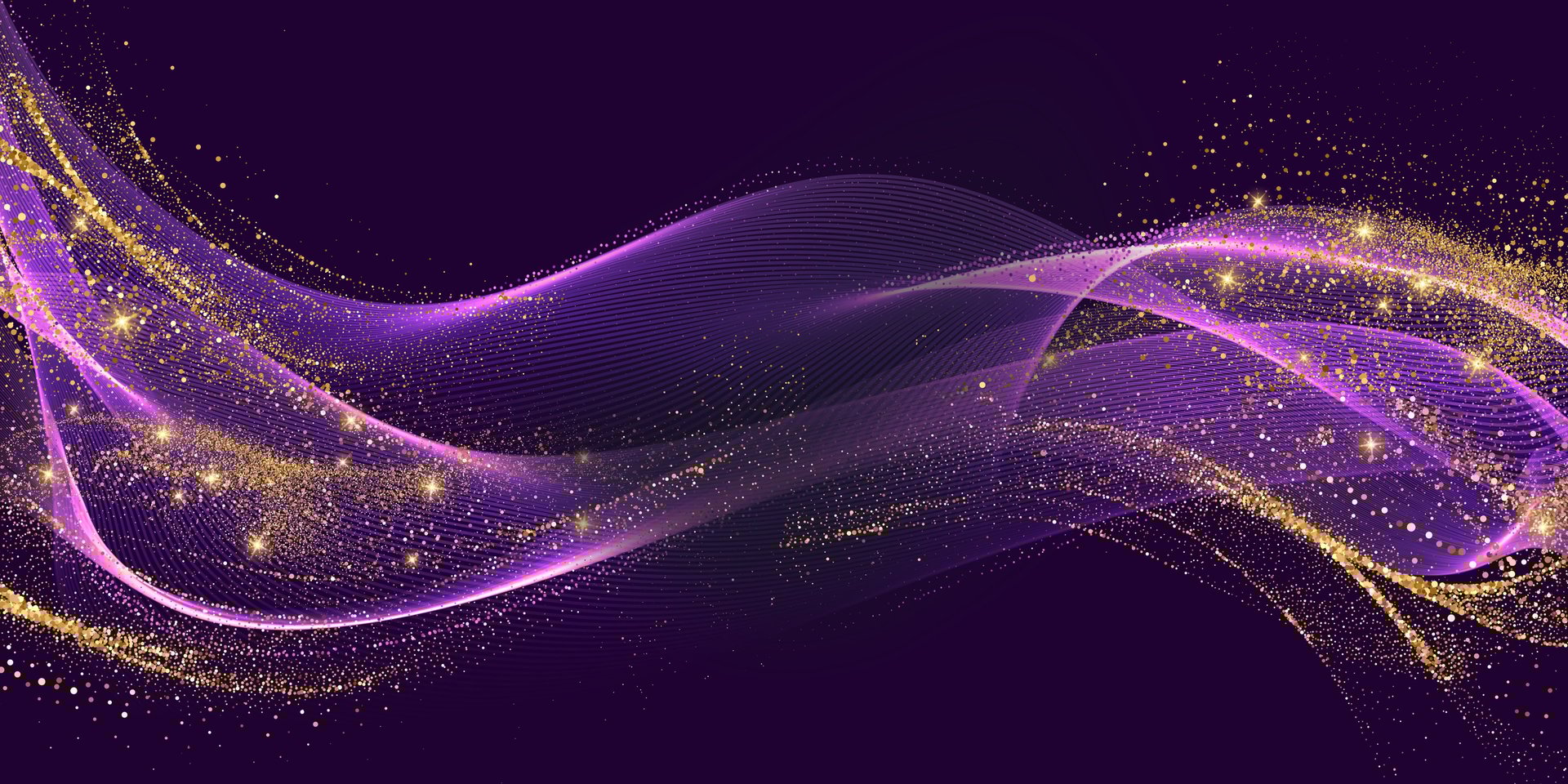 a close up of a purple and gold abstract background