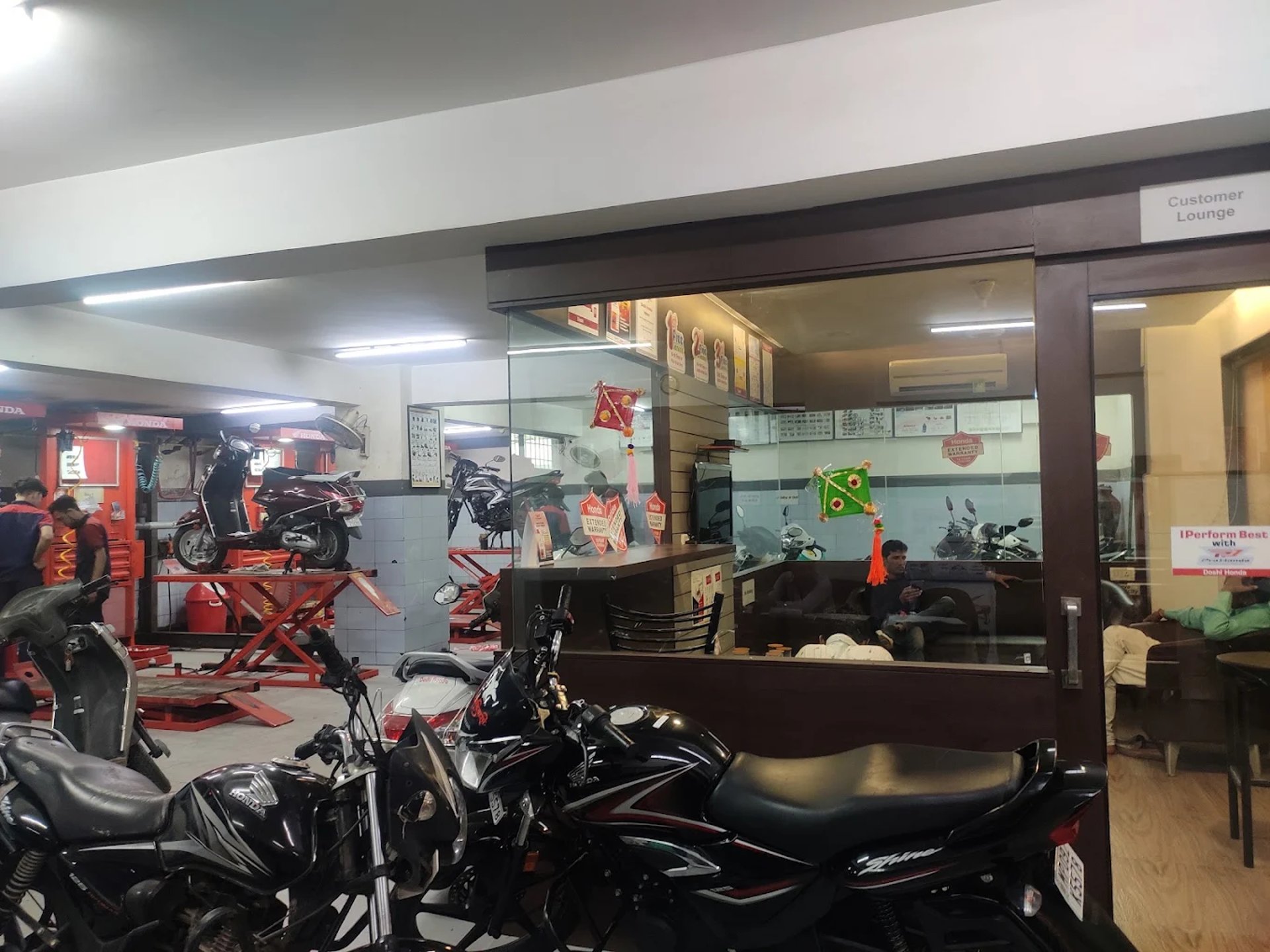 an abstract photo of a curved building with a blue sky in the background