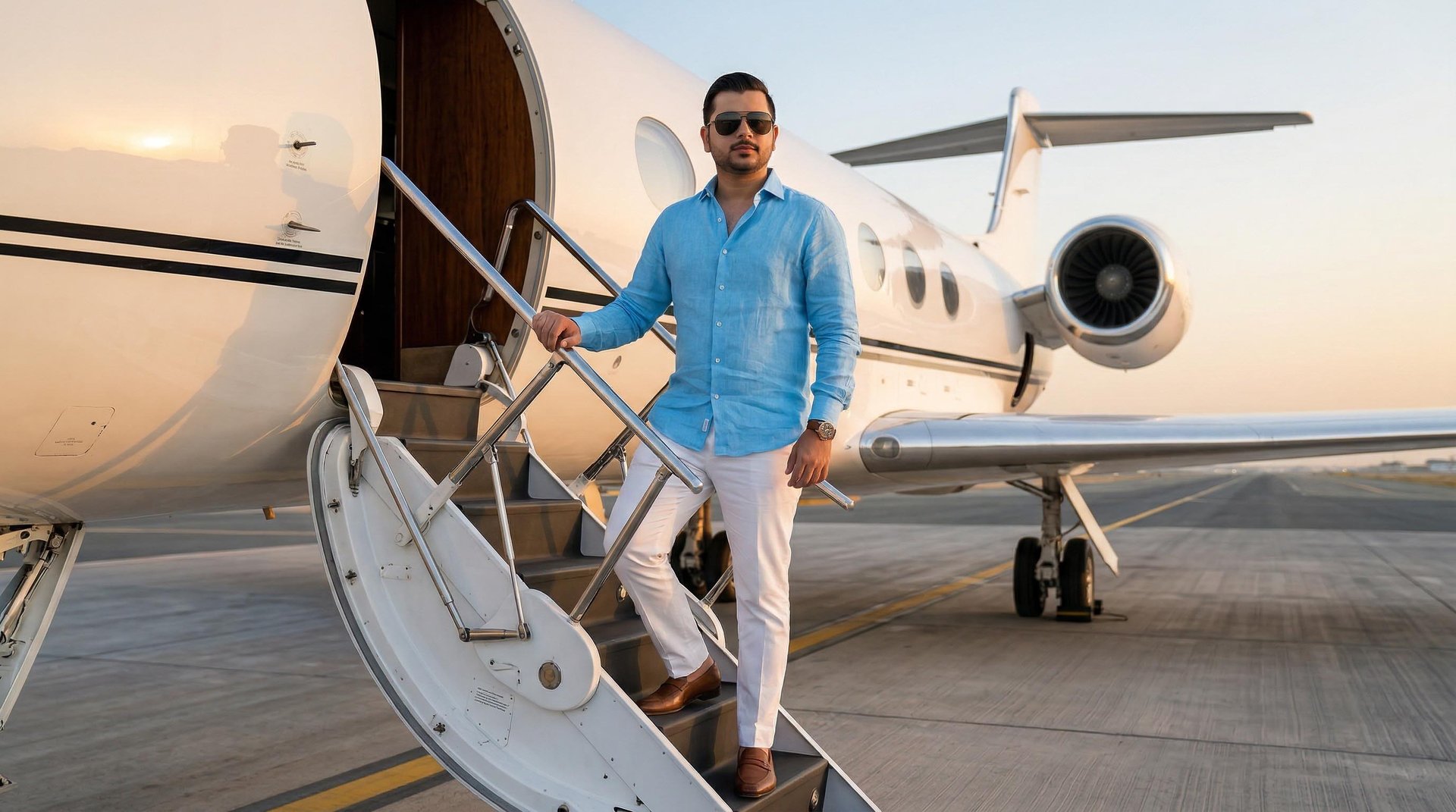 an abstract photo of a curved building with a blue sky in the background